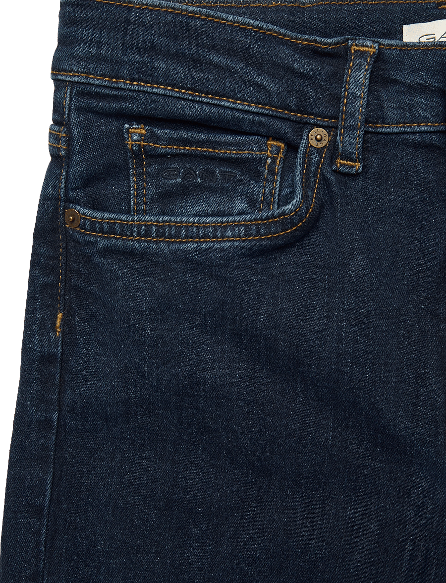 Gant - SLIM JEANS - skinny jeans - dark blue - 5