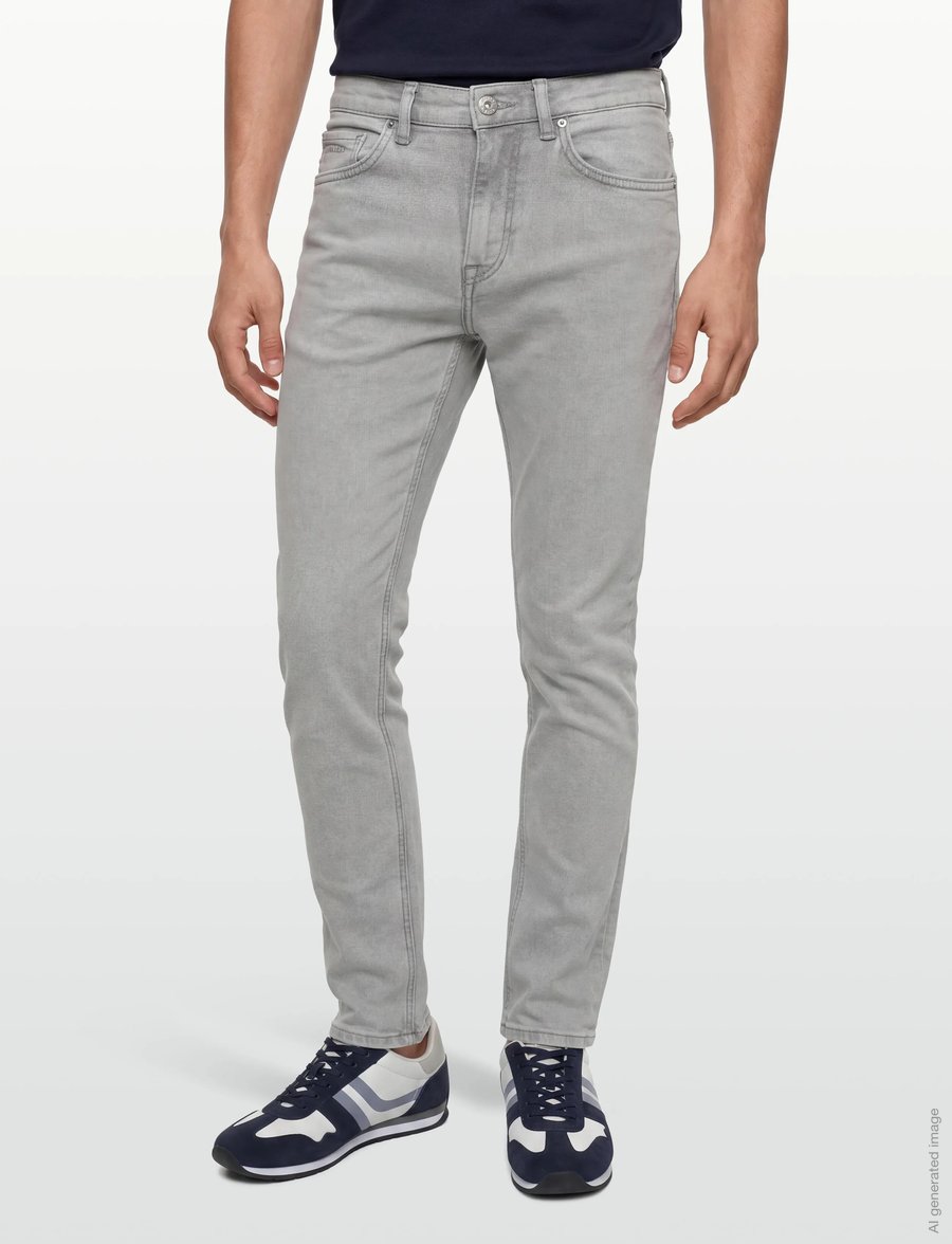 Gant - SLIM JEANS - skinny jeans - grey worn in - 3