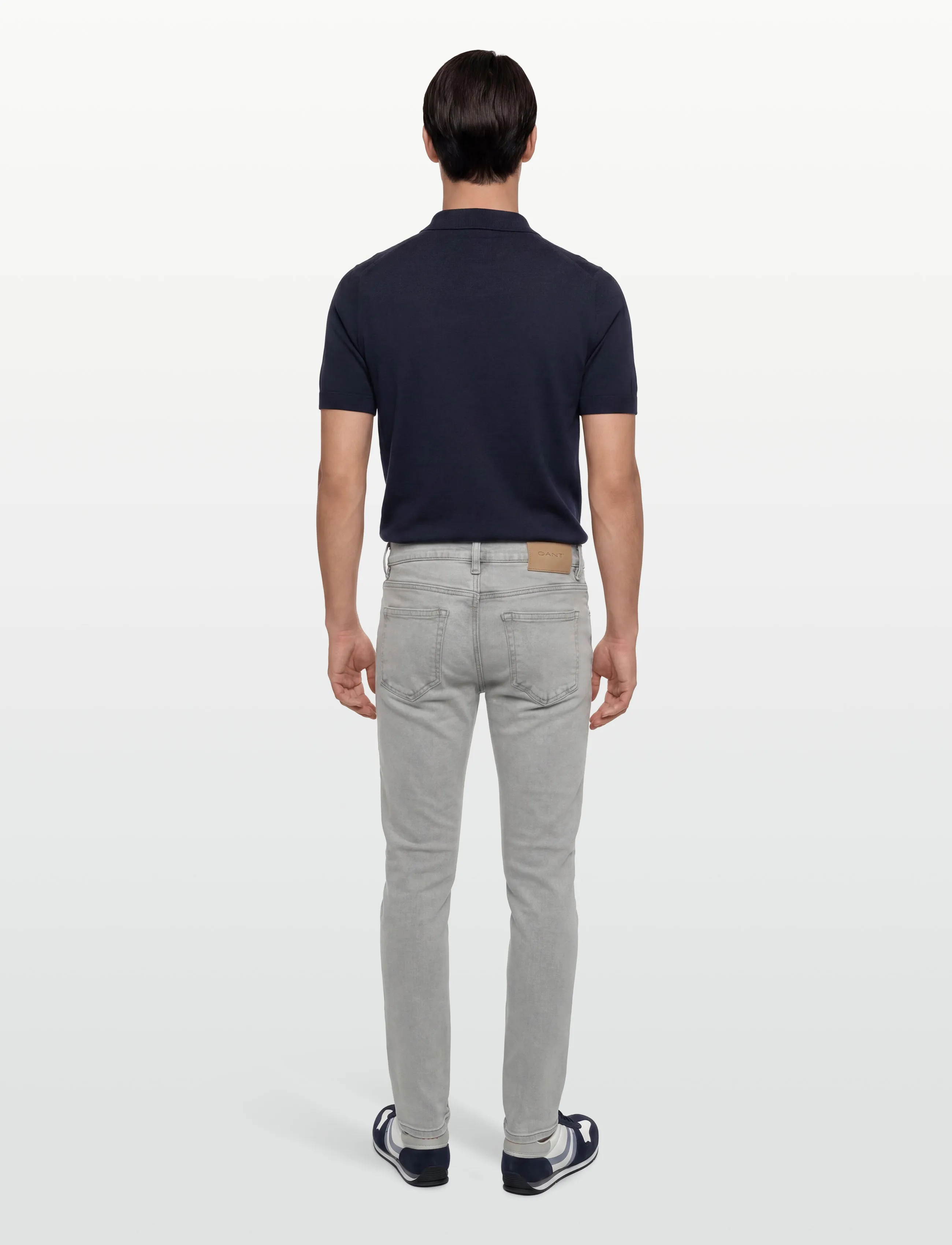 Gant - SLIM JEANS - skinny jeans - grey worn in - 4
