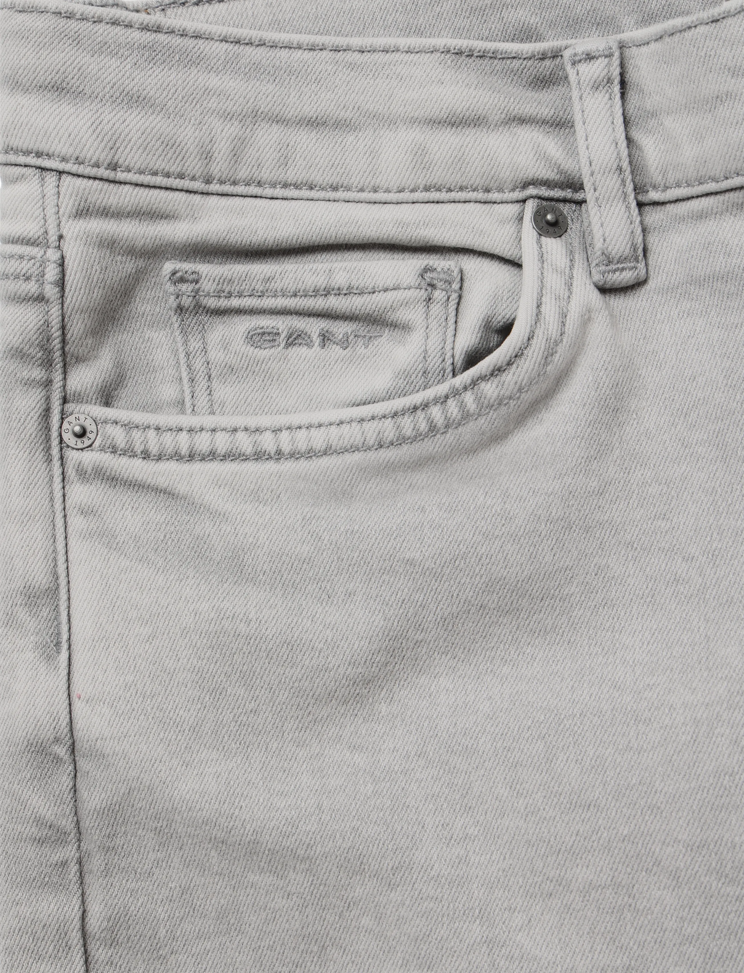 Gant - SLIM JEANS - skinny jeans - grey worn in - 5