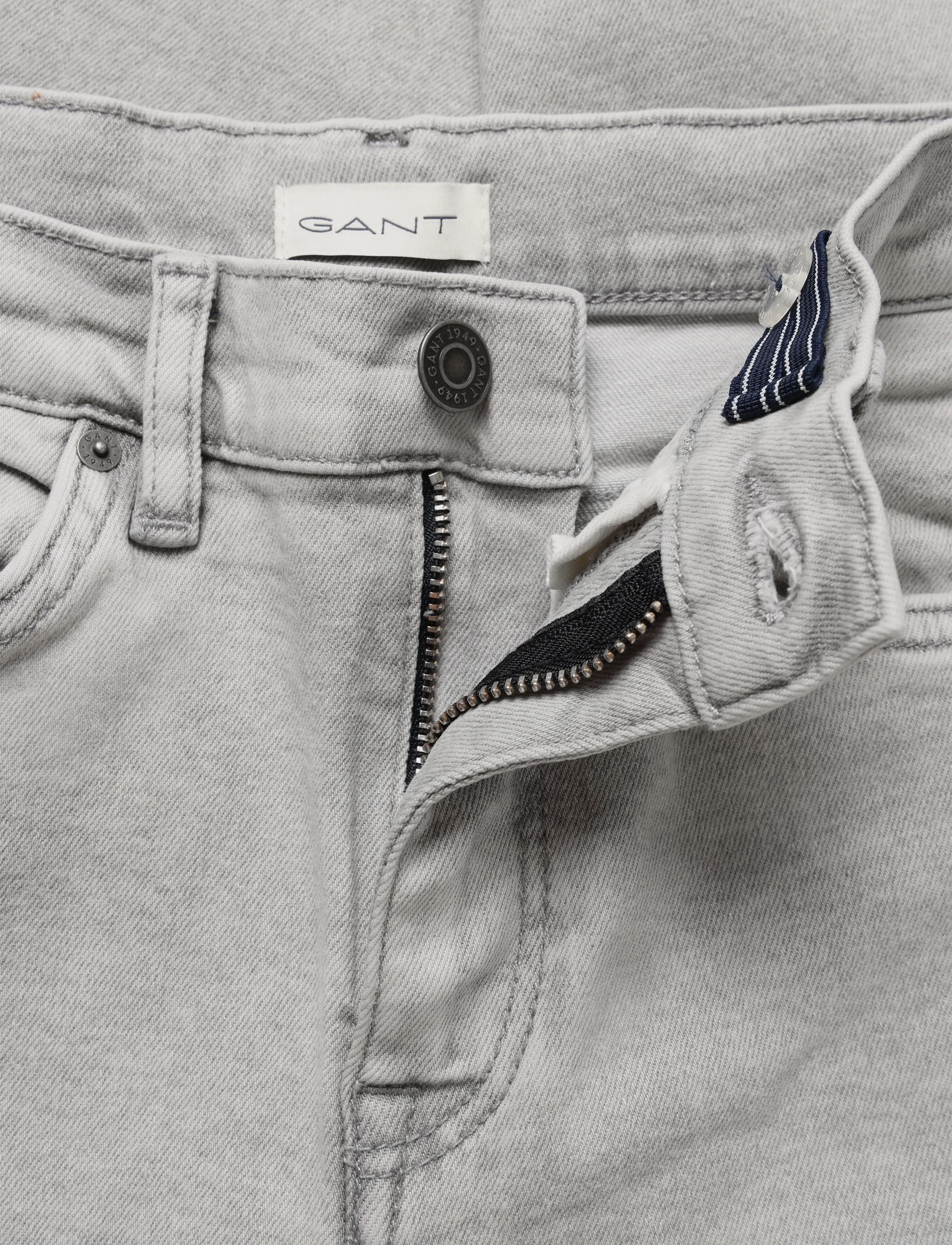 Gant - SLIM JEANS - skinny jeans - grey worn in - 3