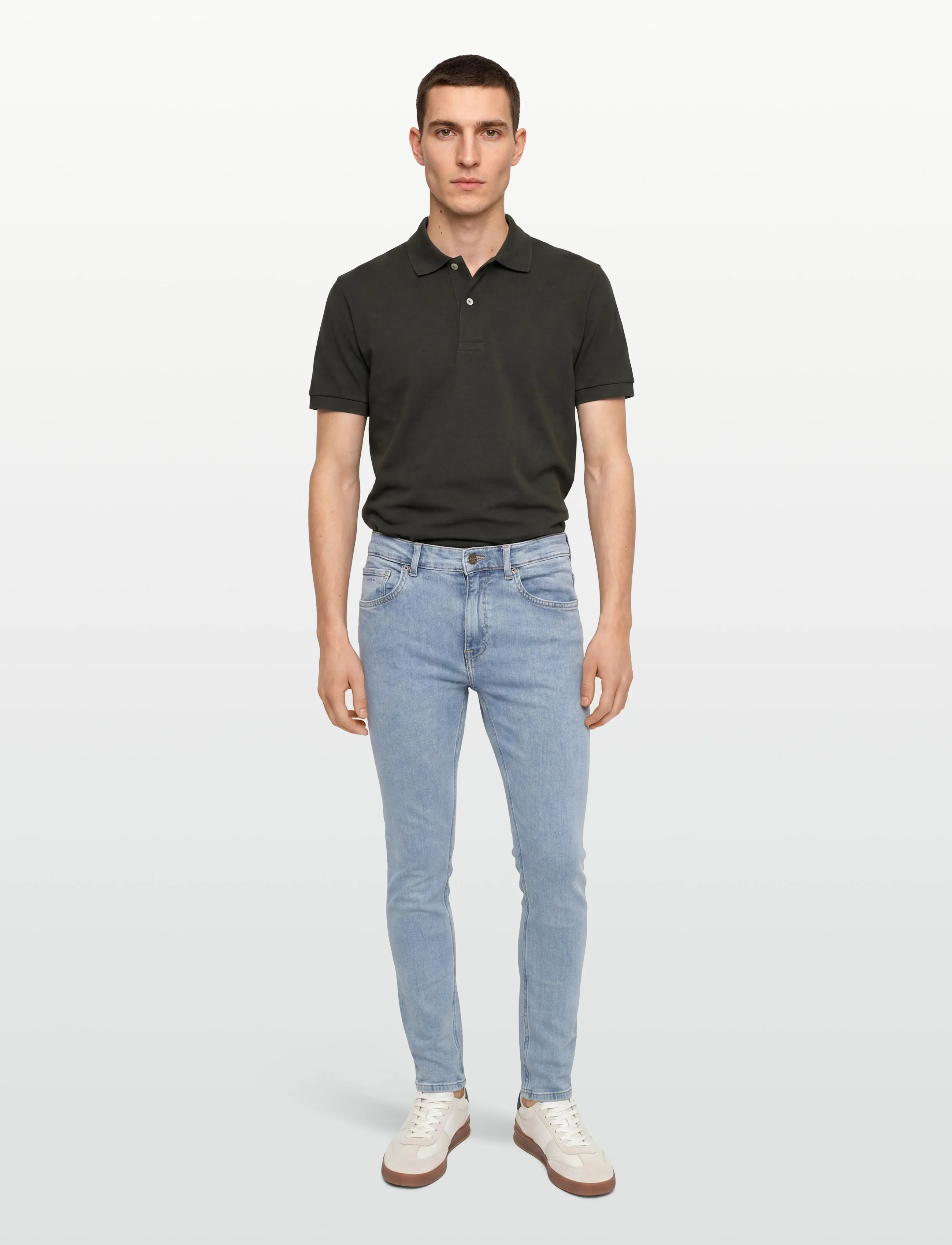 Gant - SLIM JEANS - skinny jeans - light blue - 0