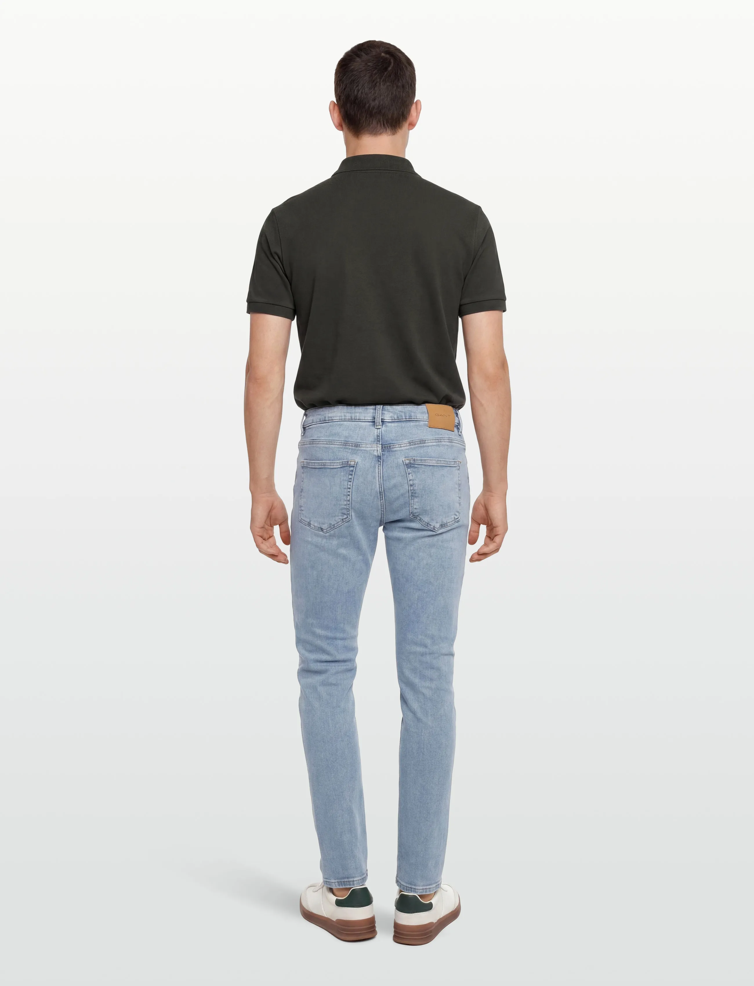 Gant - SLIM JEANS - skinny jeans - light blue - 4