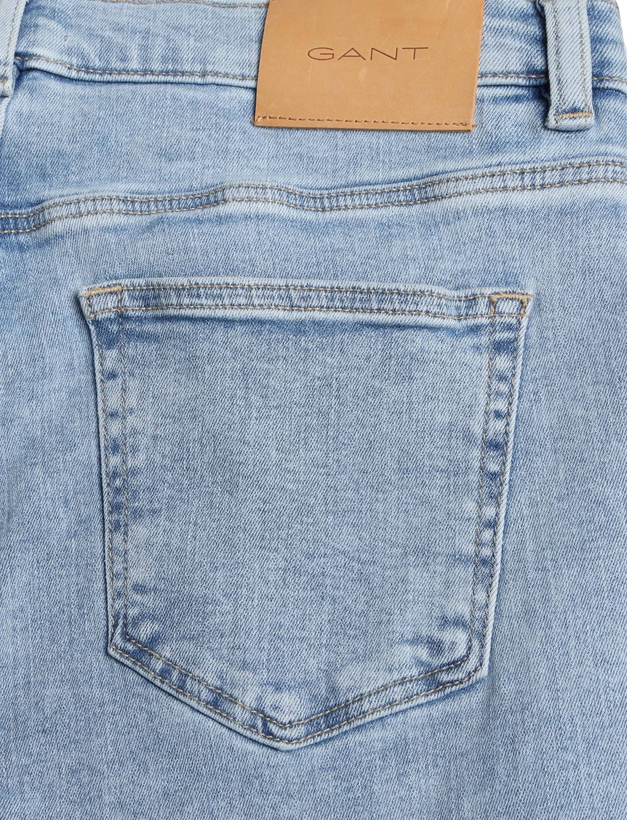 Gant - SLIM JEANS - skinny jeans - light blue - 4