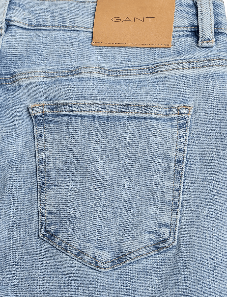 Gant - SLIM JEANS - skinny jeans - light blue - 4