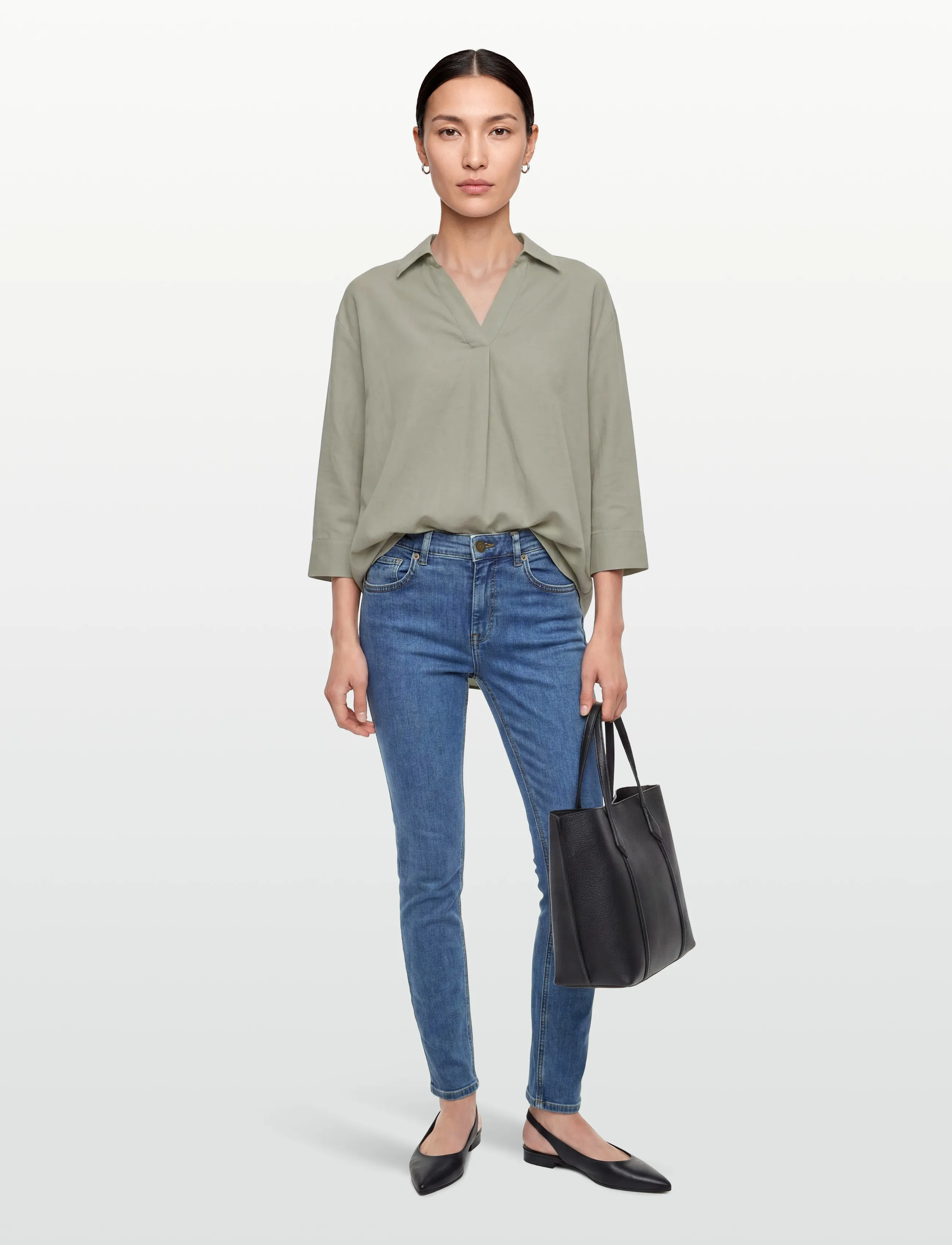 Gant - SLIM JEANS - pillifarkut - mid blue - 0