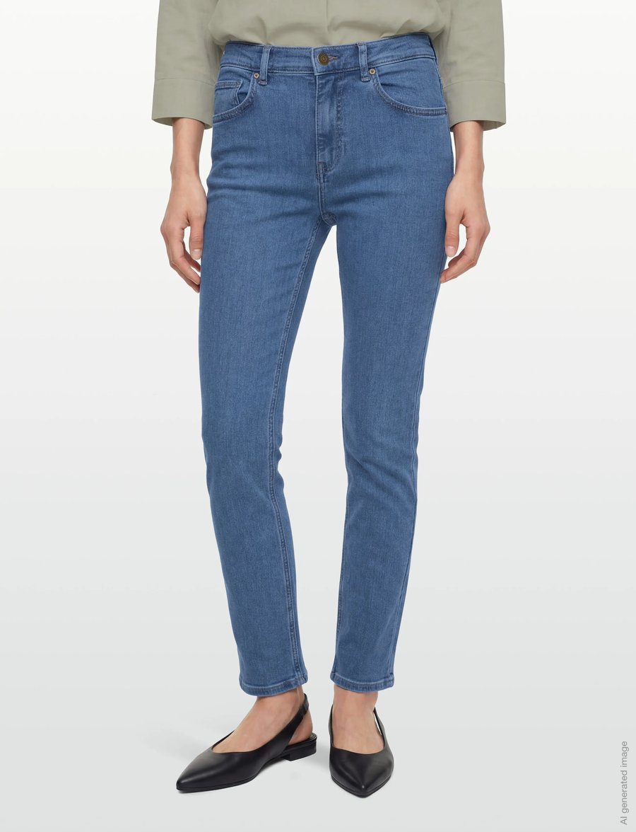 Gant - SLIM JEANS - skinny jeans - mid blue - 3