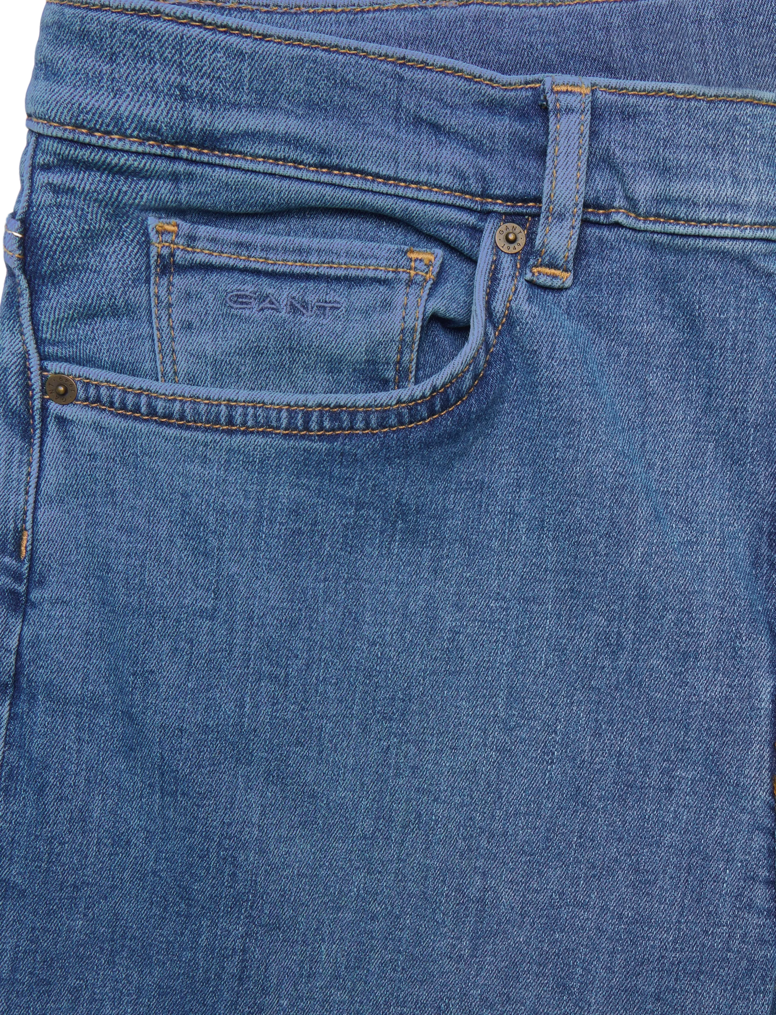 Gant - SLIM JEANS - mid blue - 2