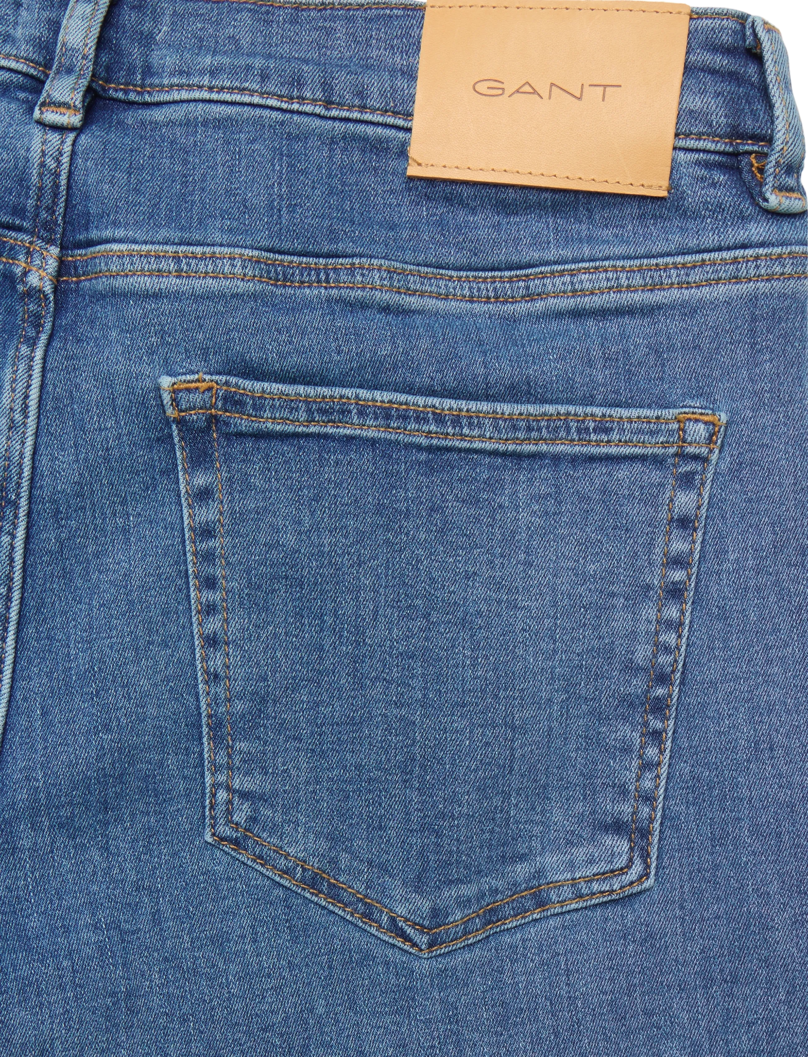Gant - SLIM JEANS - mid blue - 4