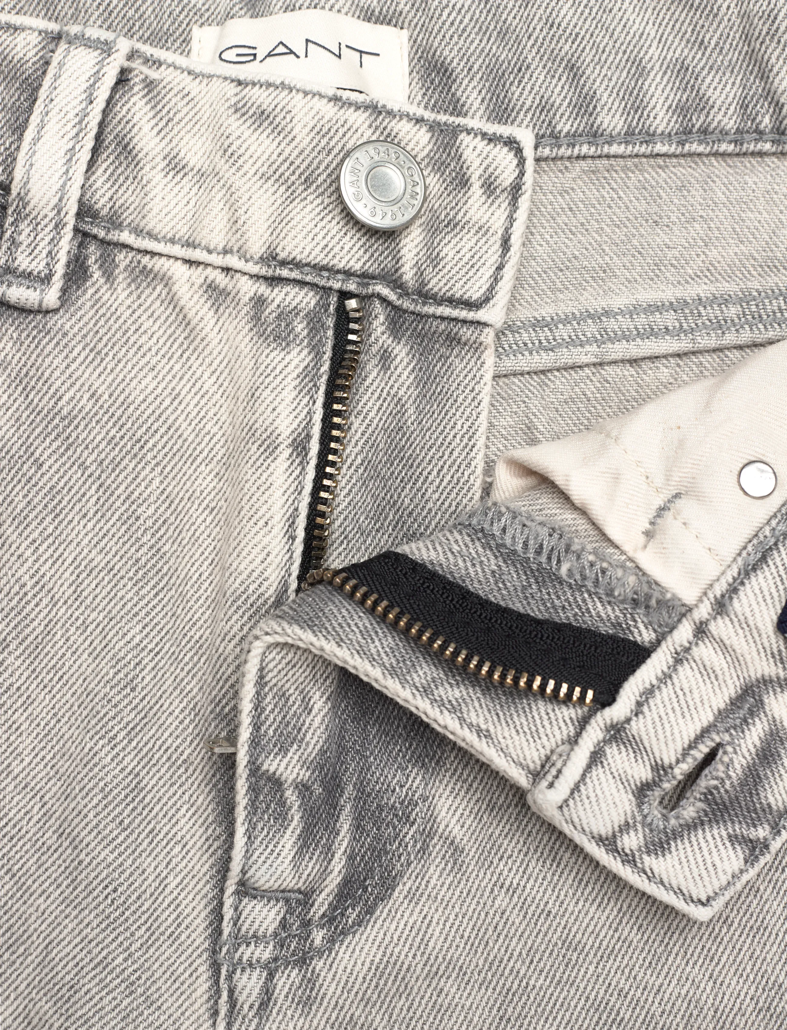 Gant - RELAXED JEANS - rúmar gallabuxur - grey worn in - 3