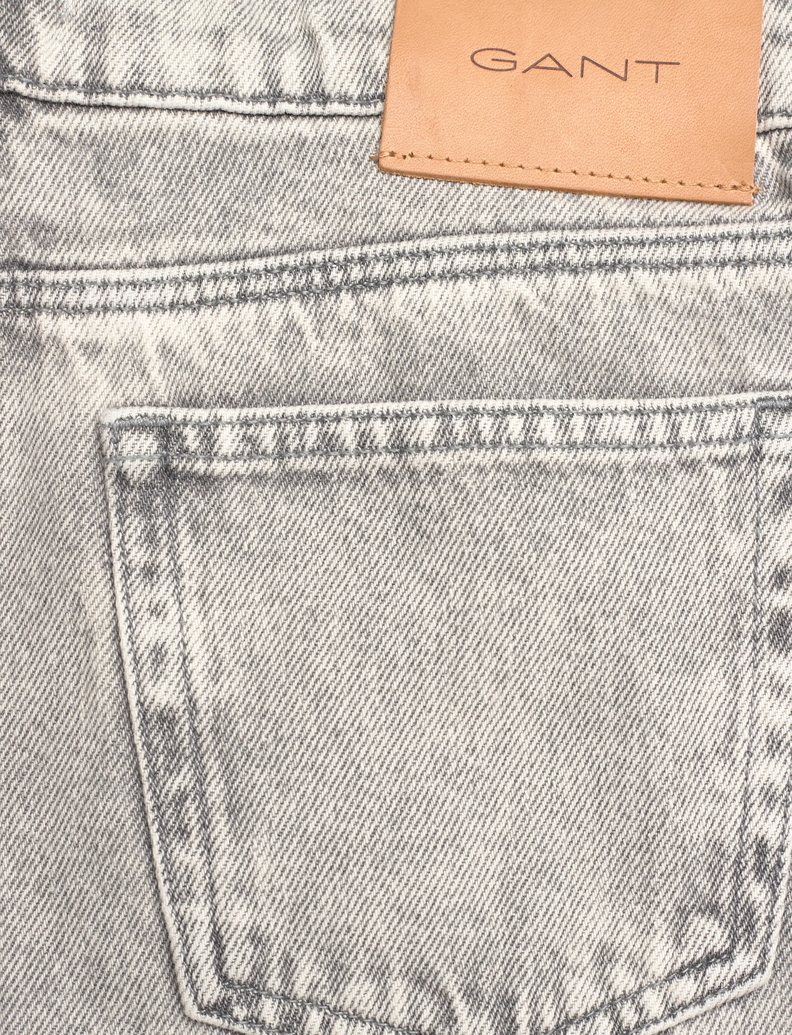 Gant - RELAXED JEANS - rúmar gallabuxur - grey worn in - 4