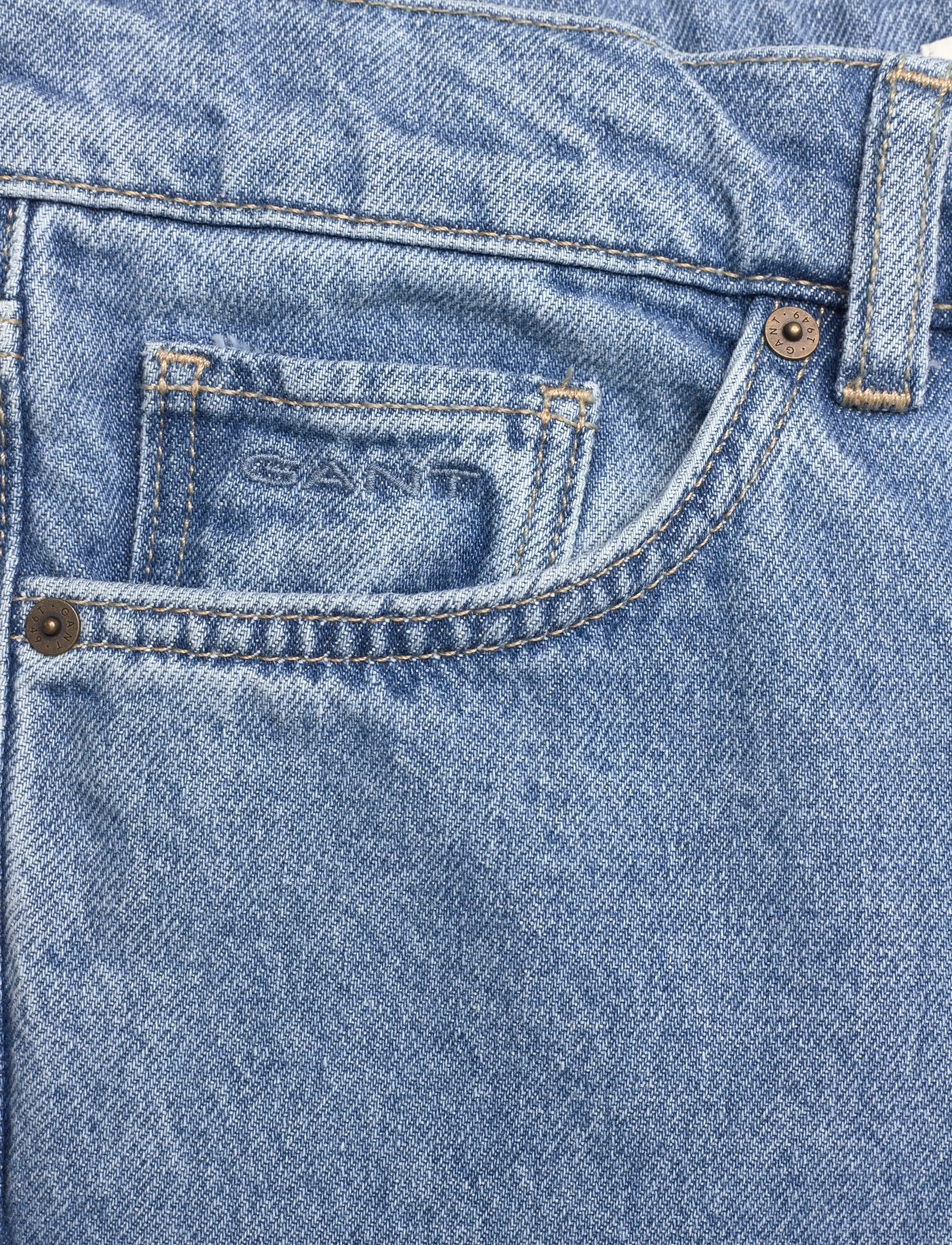 Gant - RELAXED JEANS - loose jeans - light blue - 2