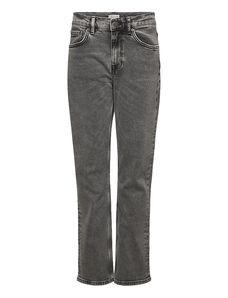 GANT - STRAIGHT FIT JEANS - regular jeans - black - 0