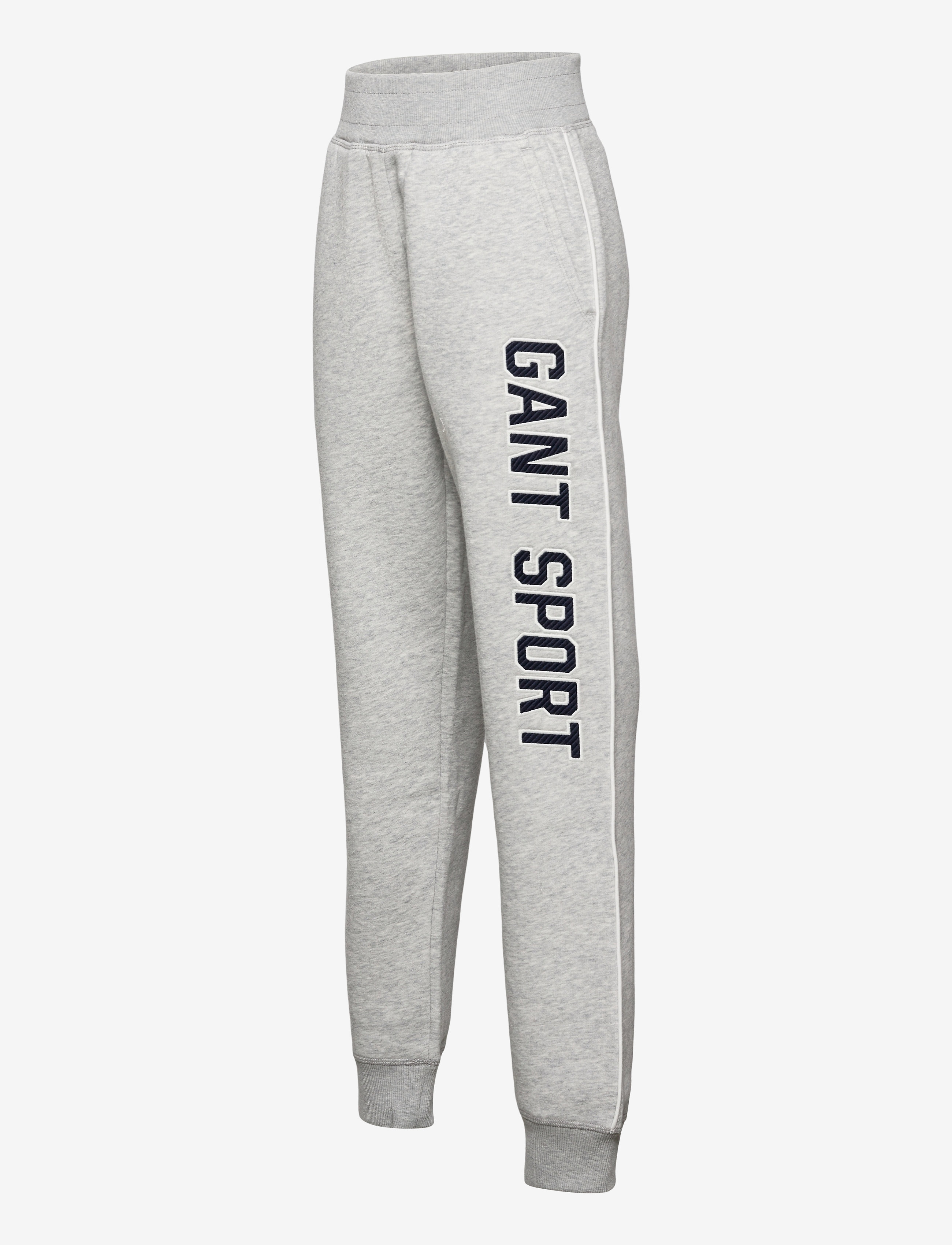 GANT - D1. GANT SPORT SWEAT PANTS - light grey melange - 2