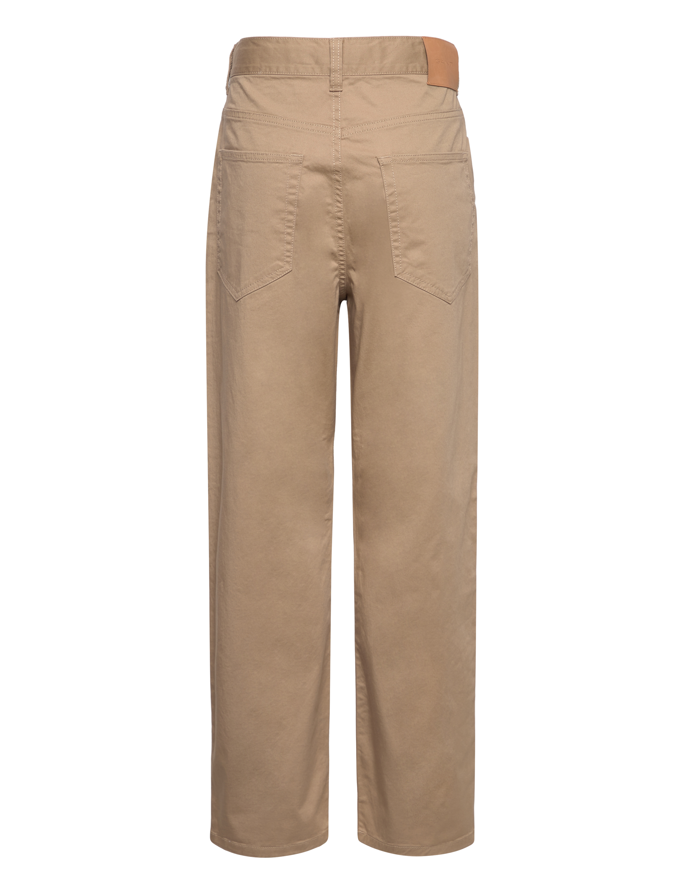 GANT - LOOSE FIT CHINOS - dark khaki - 1