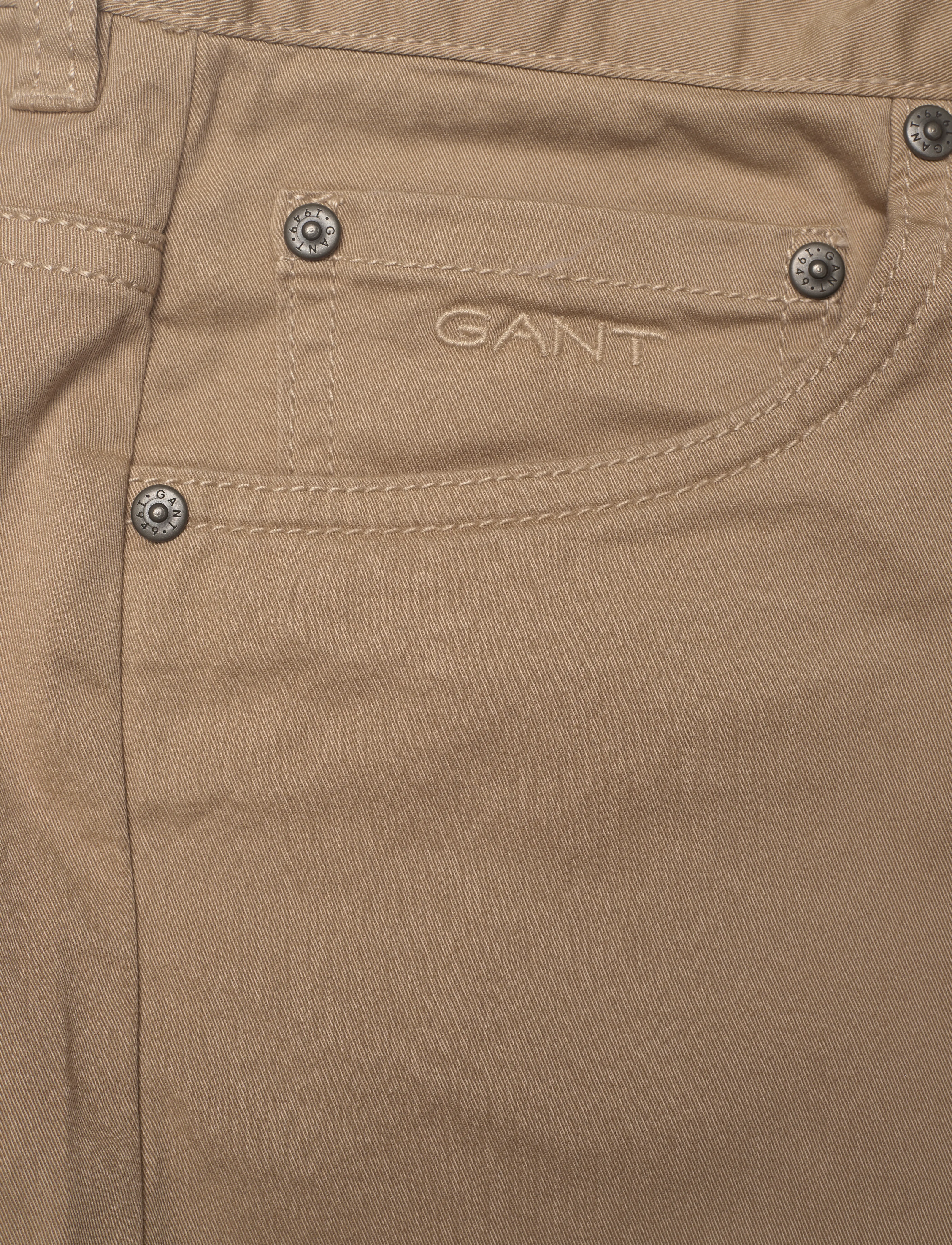 GANT - LOOSE FIT CHINOS - dark khaki - 2