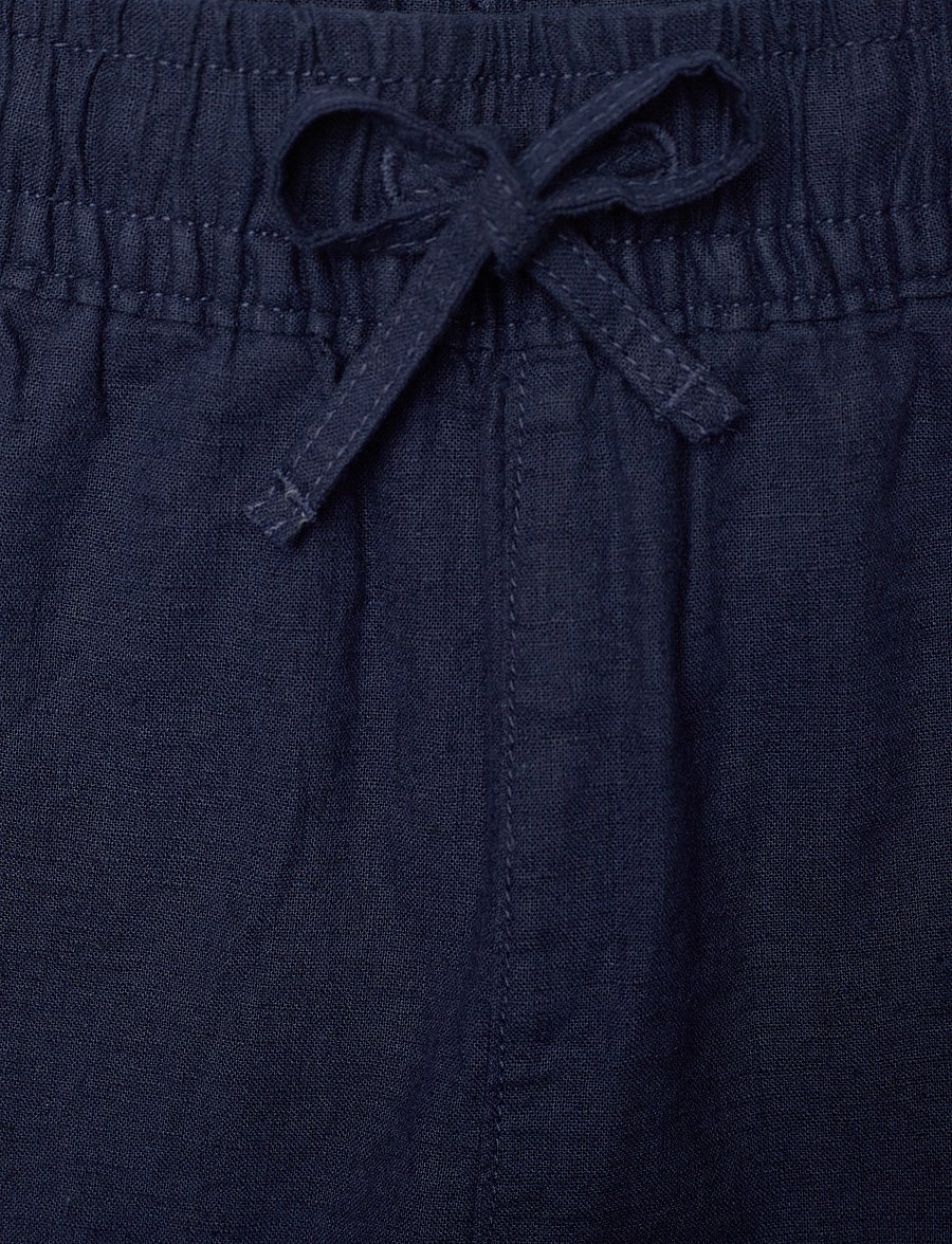 Gant - COTTON LINEN PANTS - bukser - marine - 3