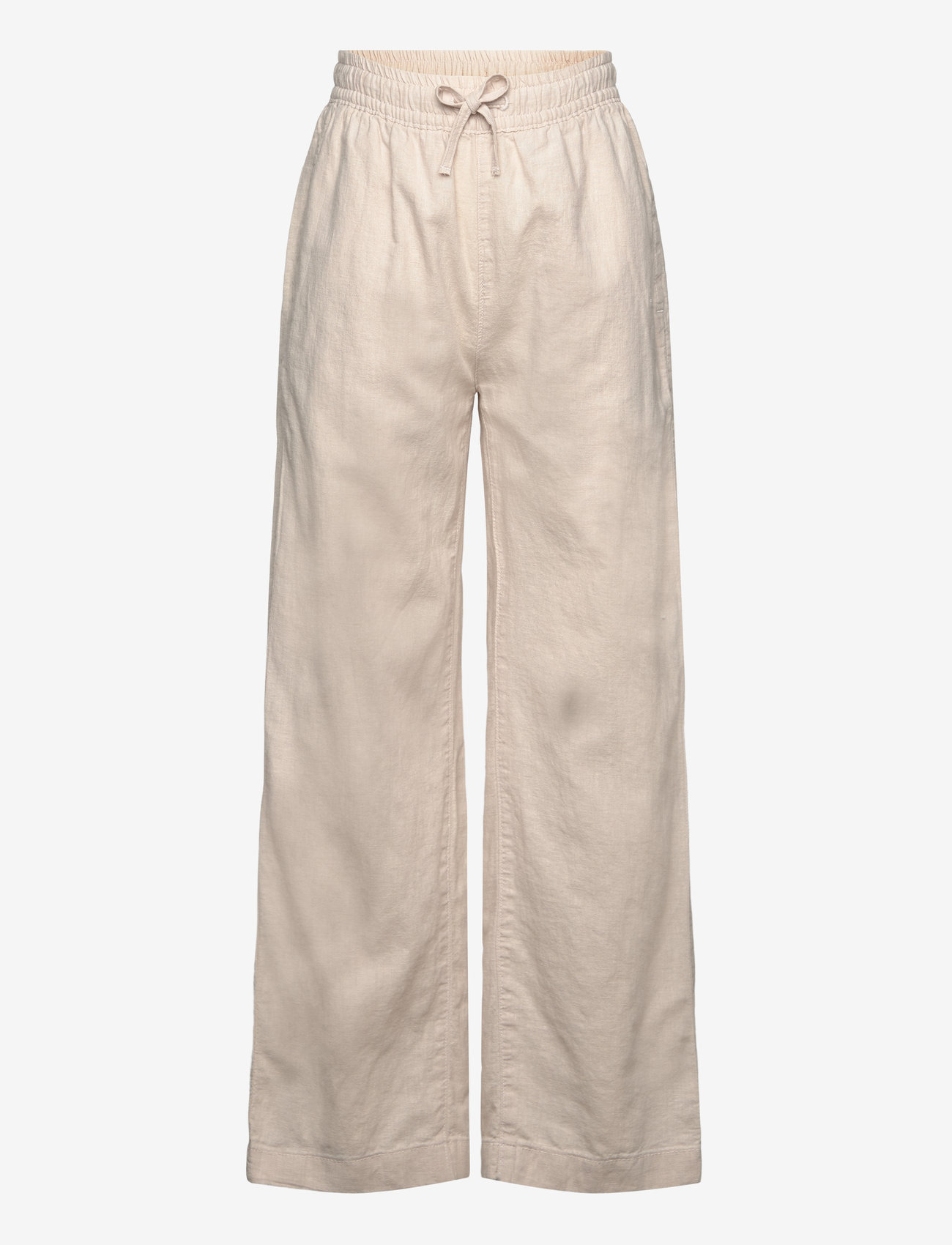 Gant - COTTON LINEN PANTS - bukser - putty - 0
