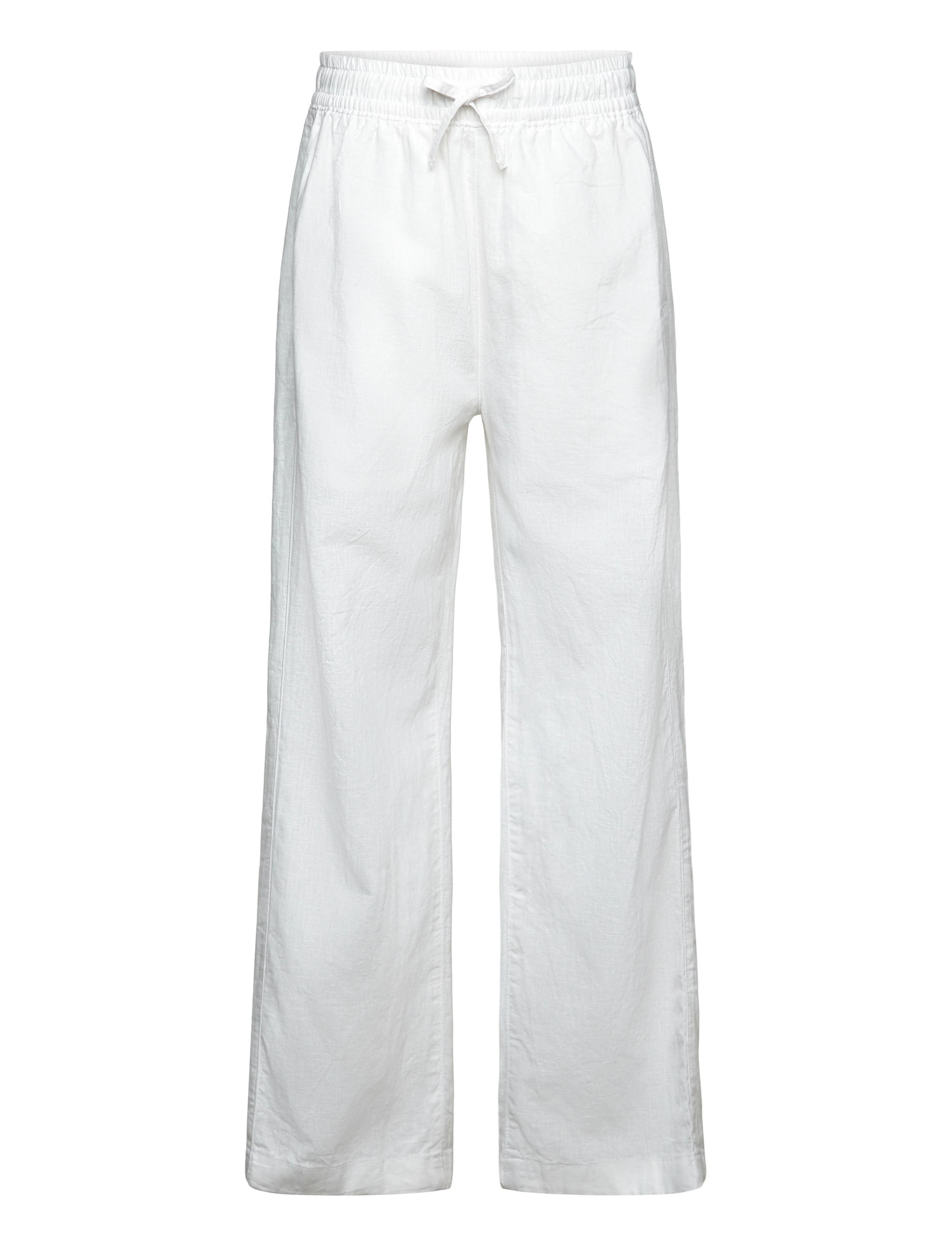 Gant Cotton Linen Pants, 170, White, Underdele > Bukser, Børn