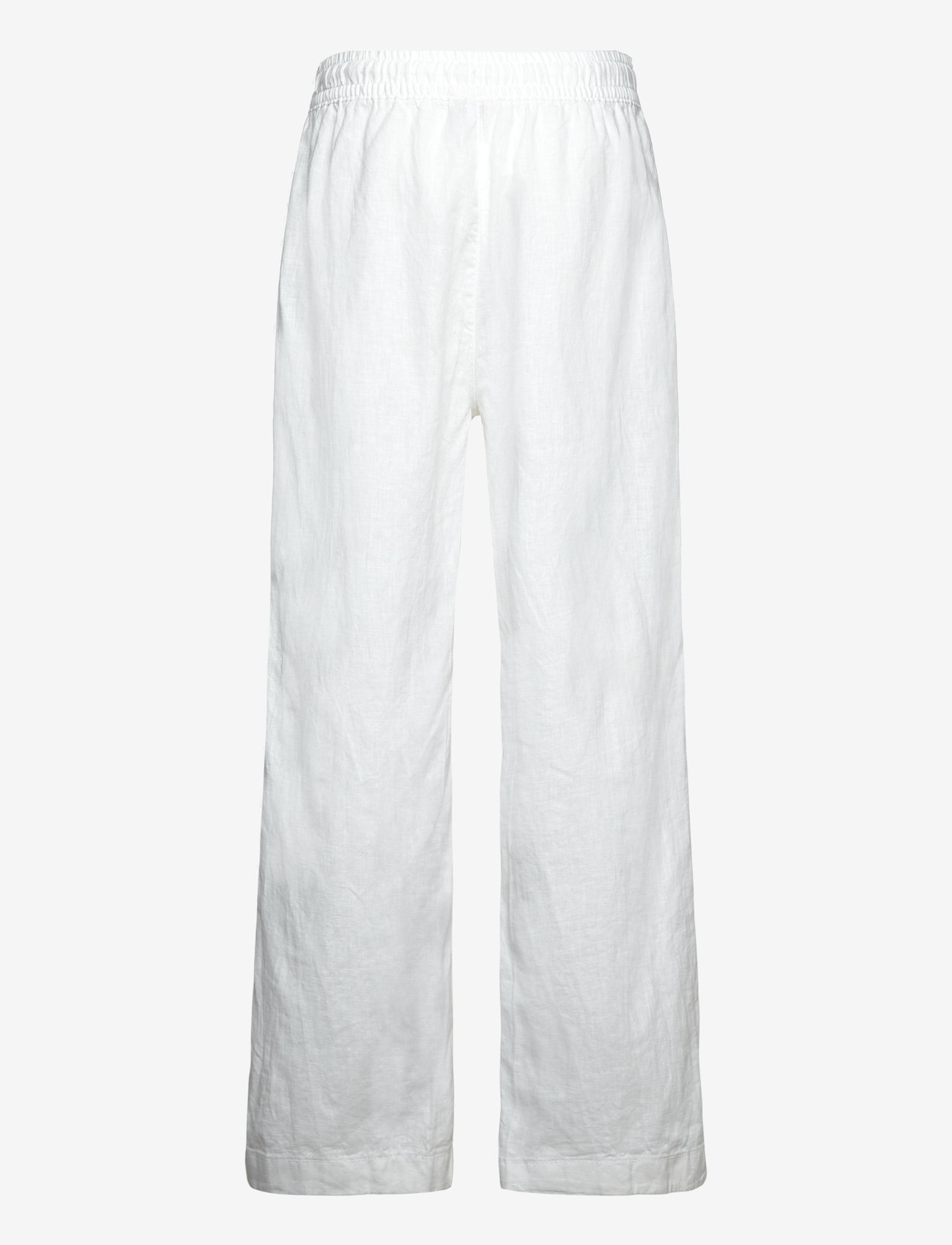 GANT - COTTON LINEN PANTS - leinen-kleidung - white - 1