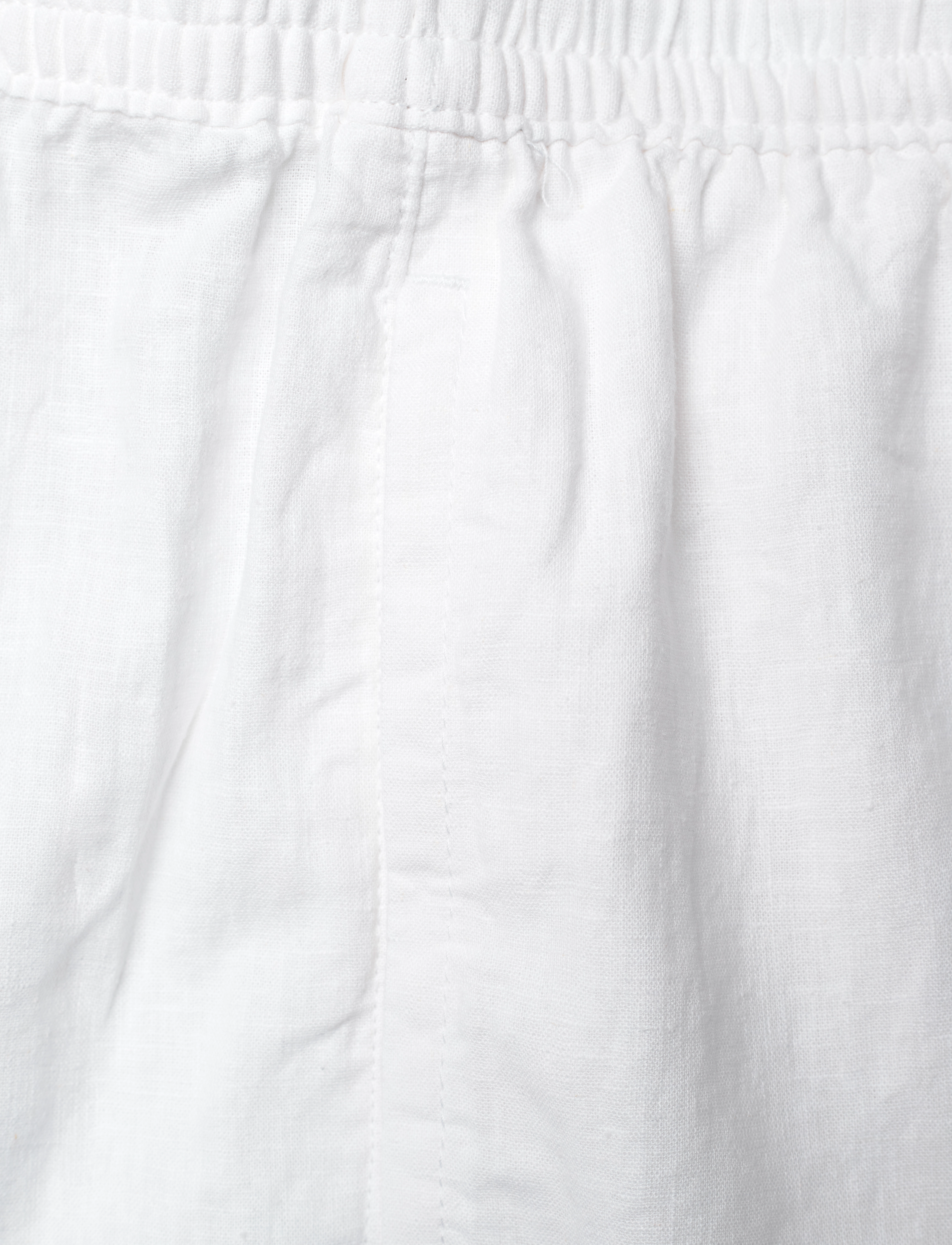 Gant - COTTON LINEN PANTS - leinen-kleidung - white - 2