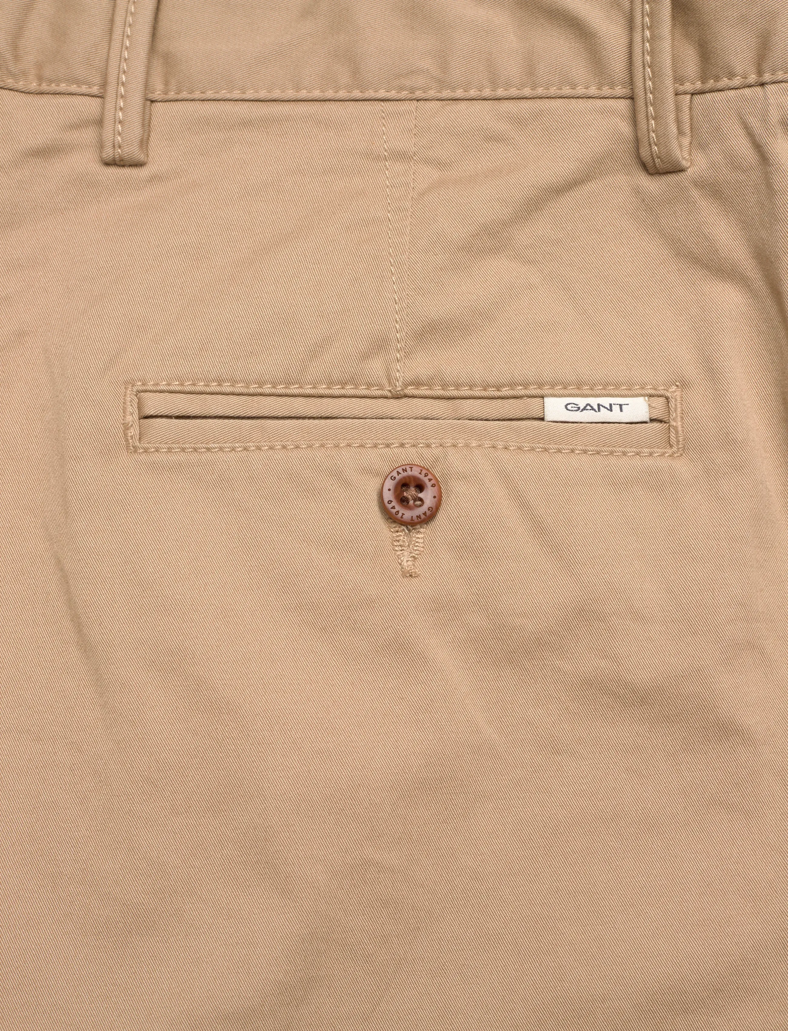 Gant - RELAXED CHINO PANTS - dark khaki - 4