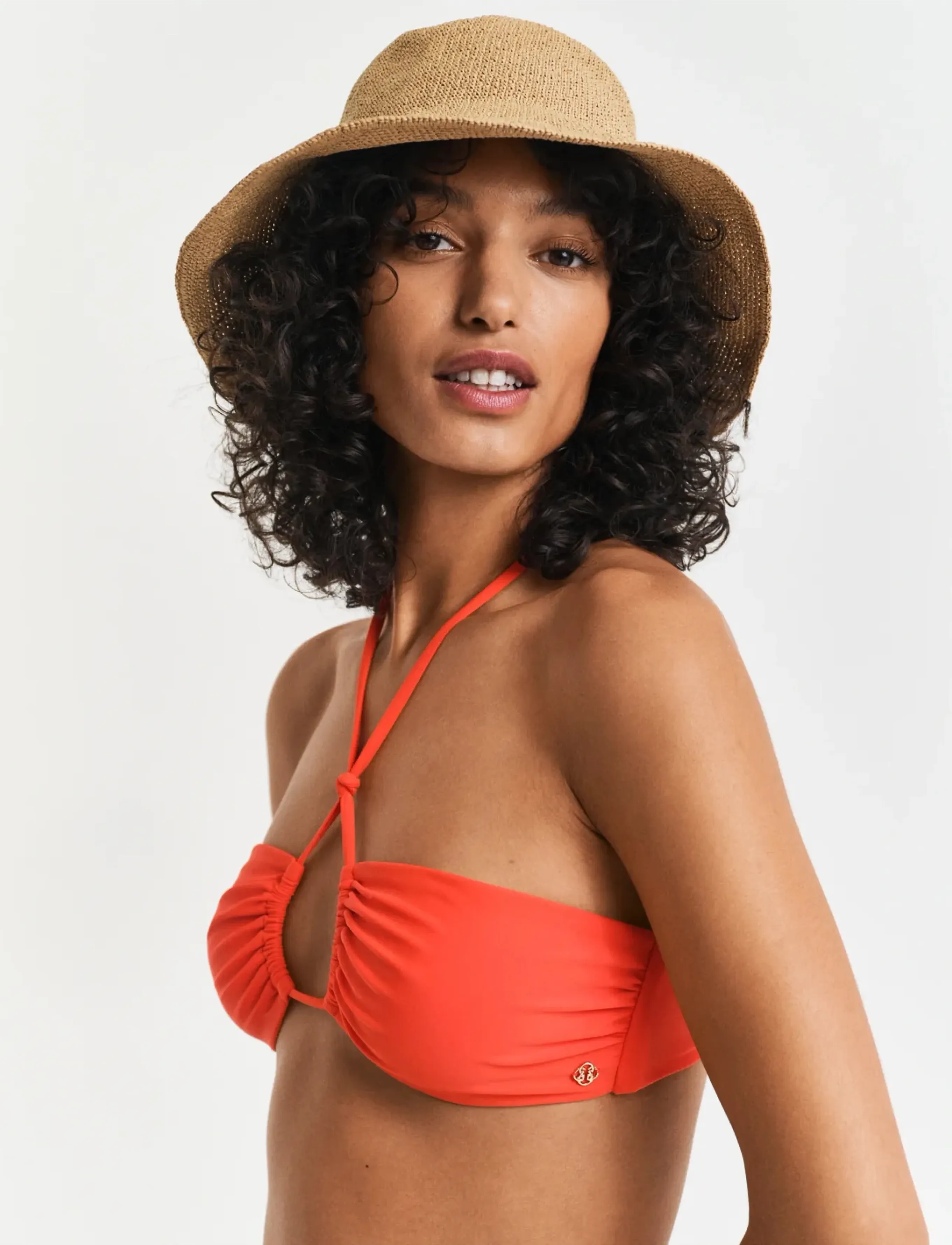 Gant - BANDEAU TOP - bandeau-bikinis - orange red - 4