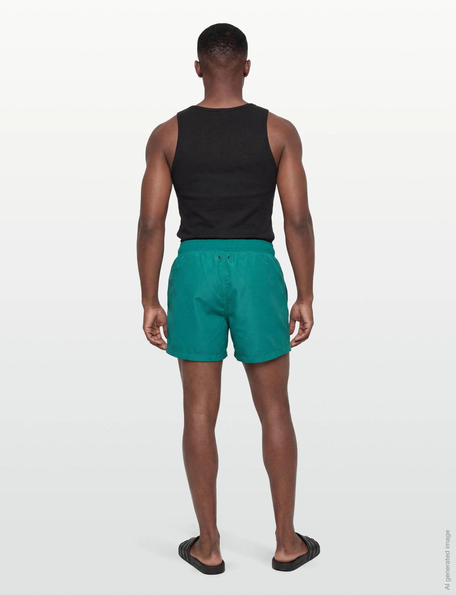 Gant - QUICK DRY LOGO SWIM SHORTS - badeshorts - aqua blue - 4