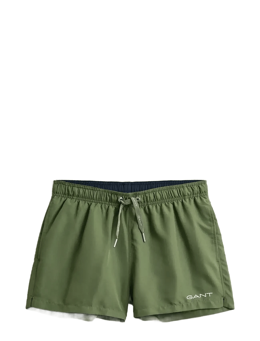 Gant - QUICK DRY LOGO SWIM SHORTS - badeshorts - dry herb green - 1