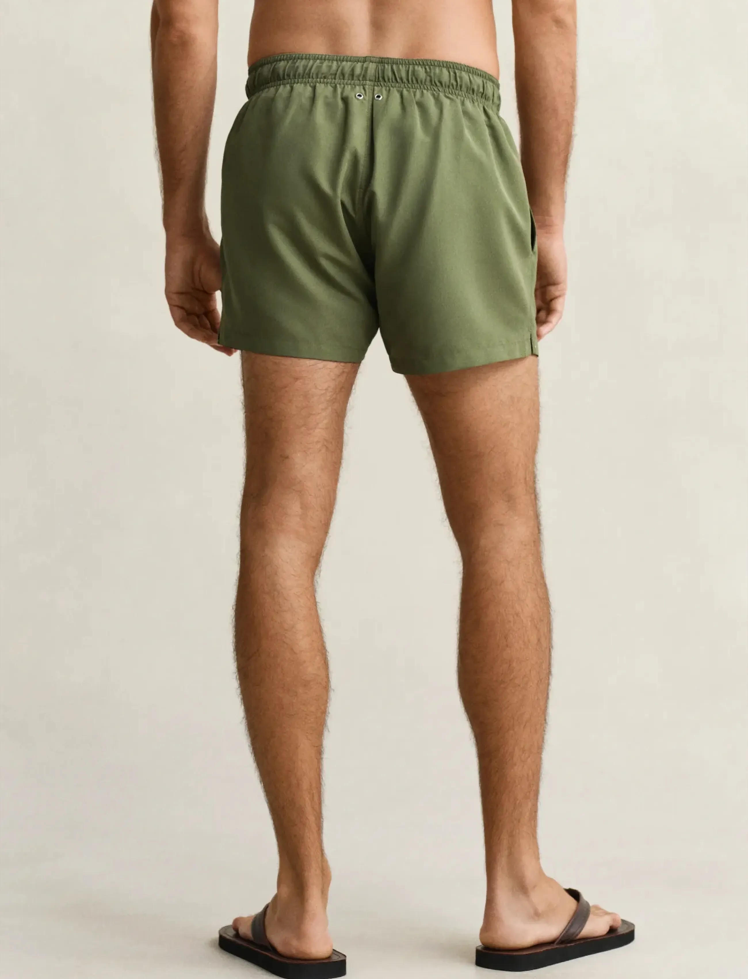 Gant - QUICK DRY LOGO SWIM SHORTS - badeshorts - dry herb green - 2