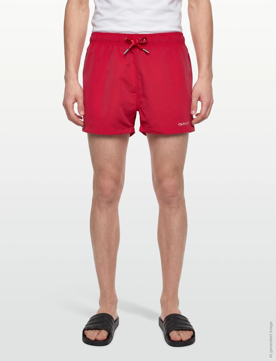 Gant - QUICK DRY LOGO SWIM SHORTS - badeshorts - rose red - 3