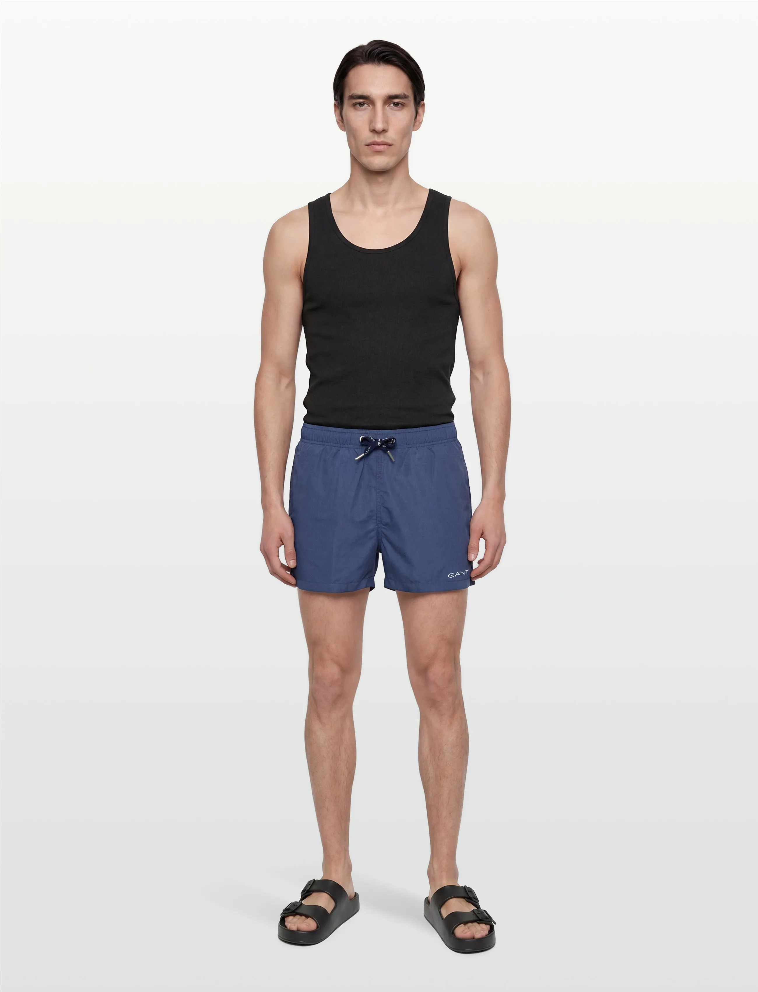 Gant - QUICK DRY LOGO SWIM SHORTS - badeshorts - vintage blue - 0