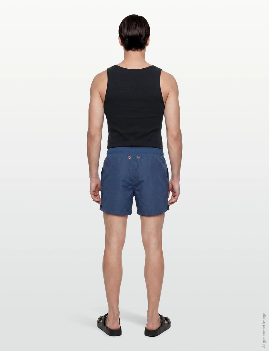Gant - QUICK DRY LOGO SWIM SHORTS - badeshorts - vintage blue - 4