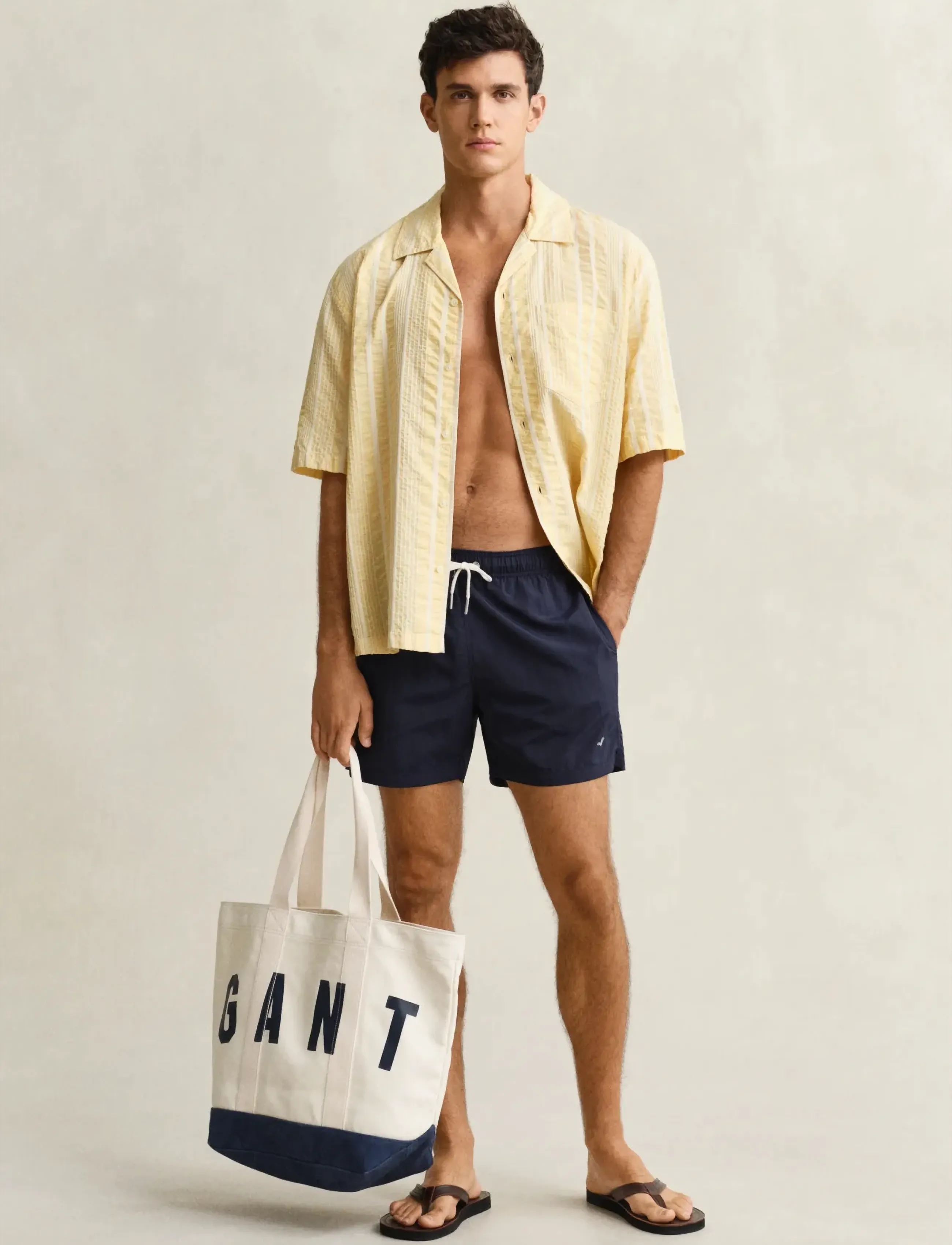 Gant Swim Shorts, Mænd, Badeshorts, Navy, Str: XXL