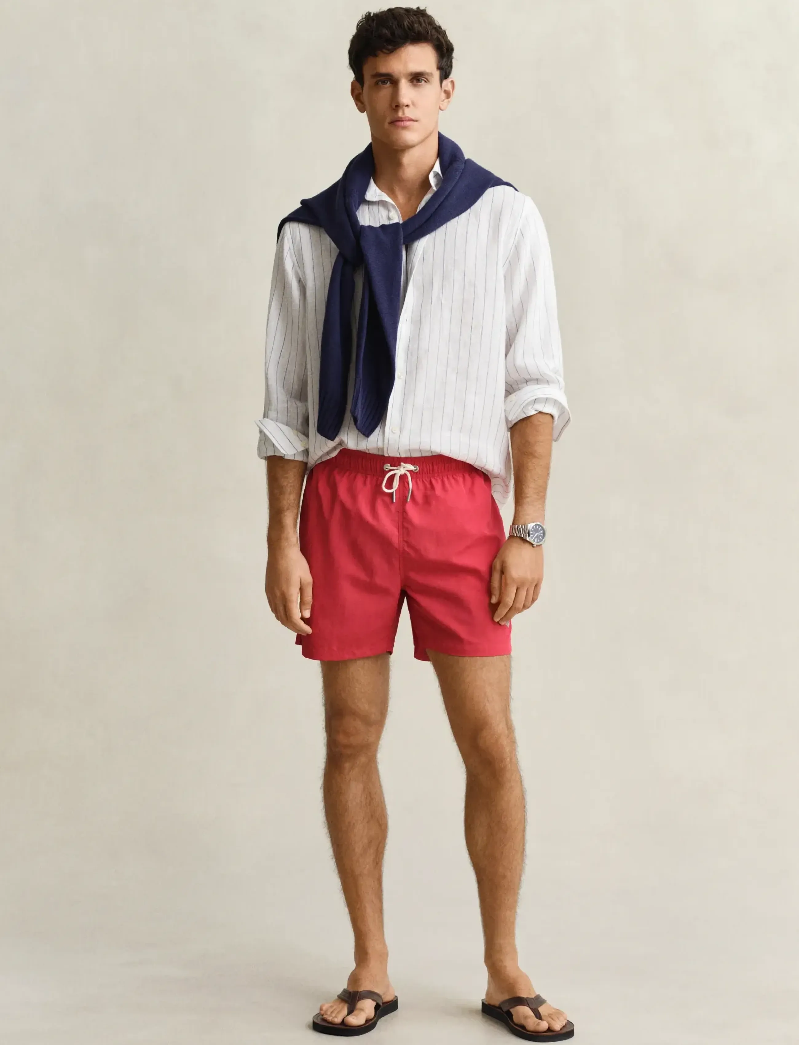 Gant Swim Shorts, Mænd, Badeshorts, Rød, Str: XXL