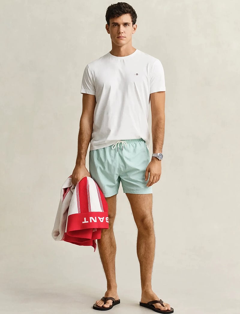 Gant - SWIM SHORTS - badehose - washed turquoise - 0