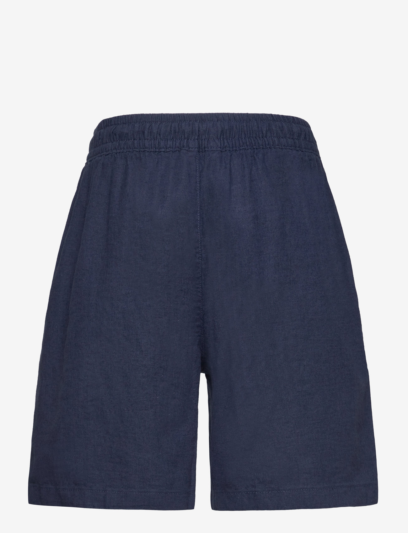 GANT - COTTON LINEN SHORTS - casual shorts - marine - 1