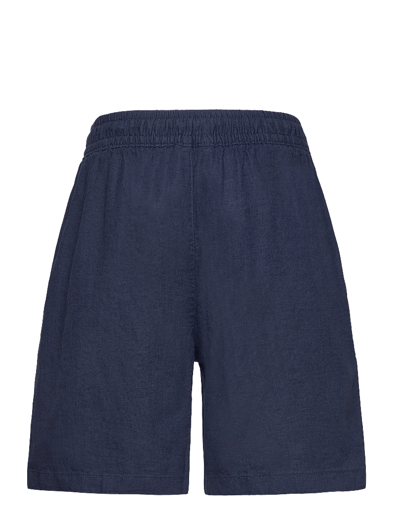 GANT - COTTON LINEN SHORTS - casual shorts - marine - 1
