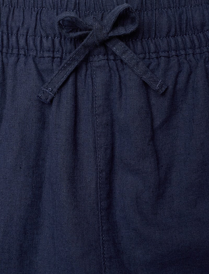 GANT - COTTON LINEN SHORTS - casual shorts - marine - 3