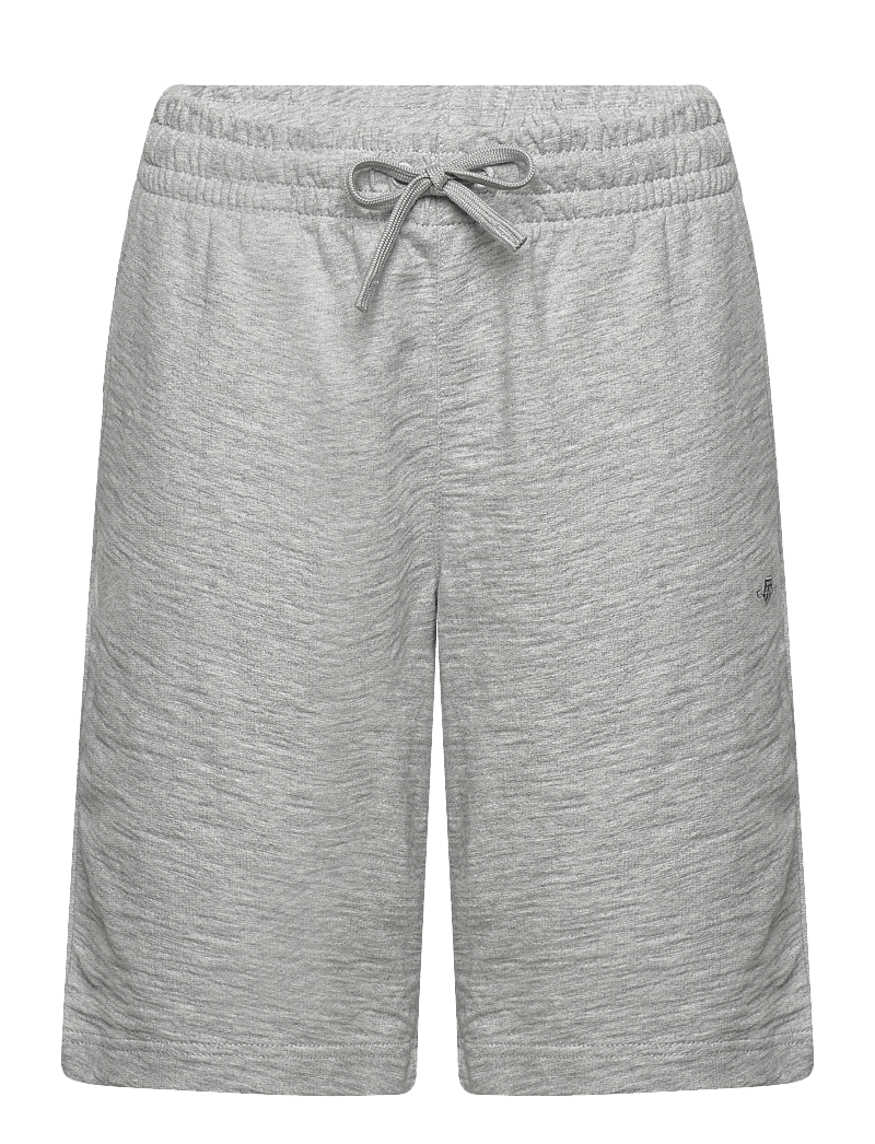 GANT - SHIELD COTTON SLUB SHORTS - sweatshorts - light grey melange - 0