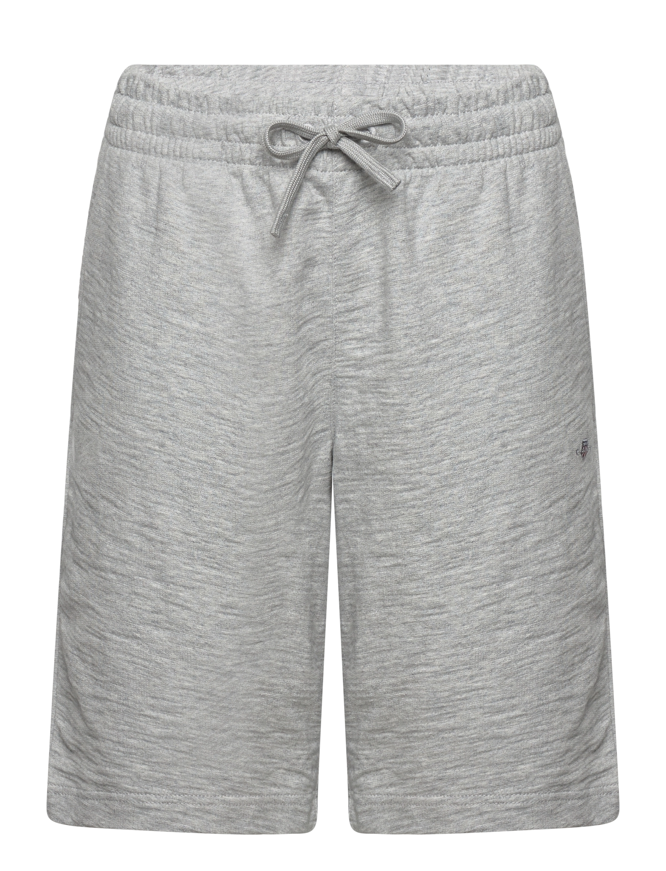 Gant SHIELD COTTON SLUB SHORTS - GANT - LIGHT GREY MELANGE / grey