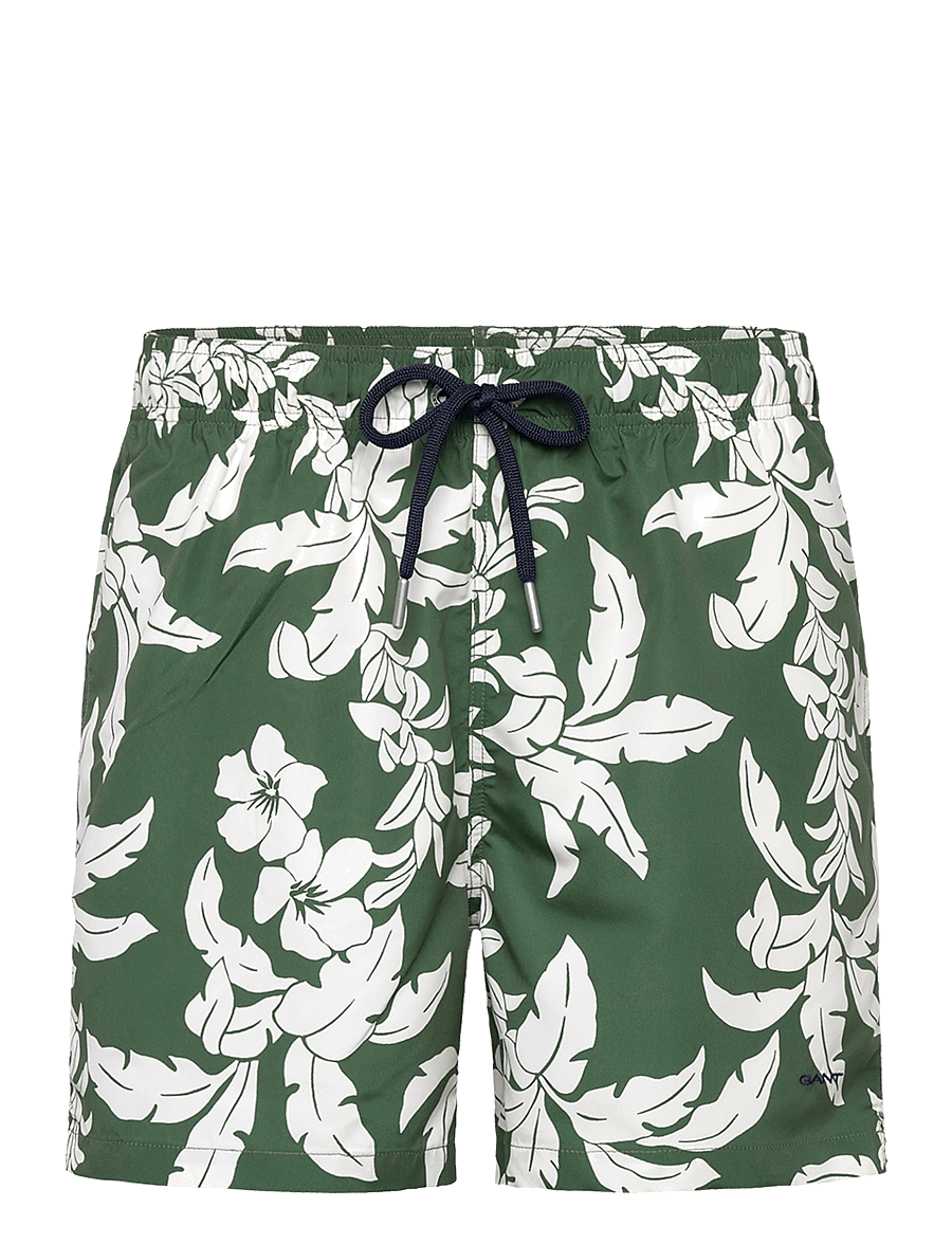 GANT - PALM LEI PRINT SWIM SHORTS - pine green - 0