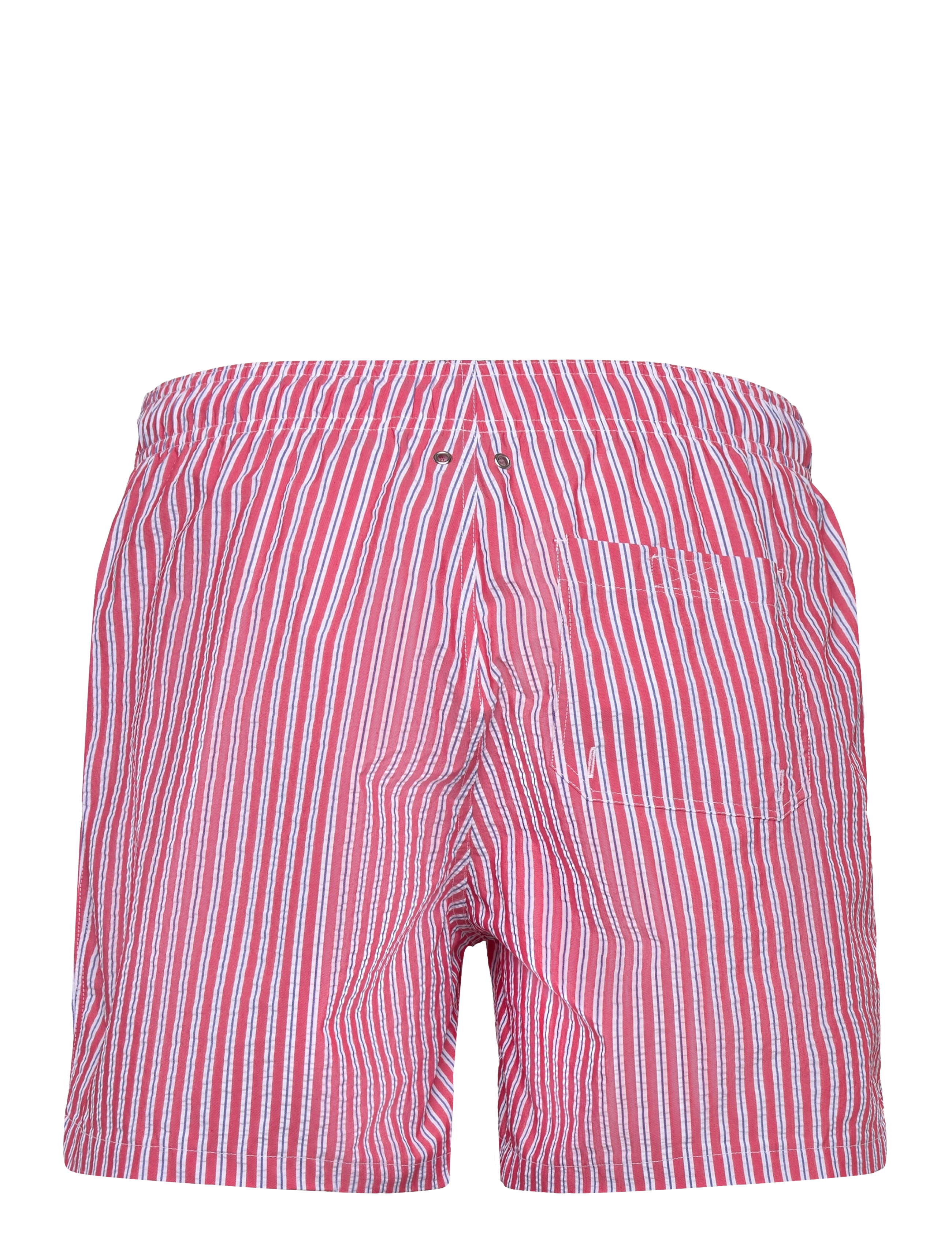 Gant - SEERSUCKER SWIM SHORTS - badeshorts - bright red - 2