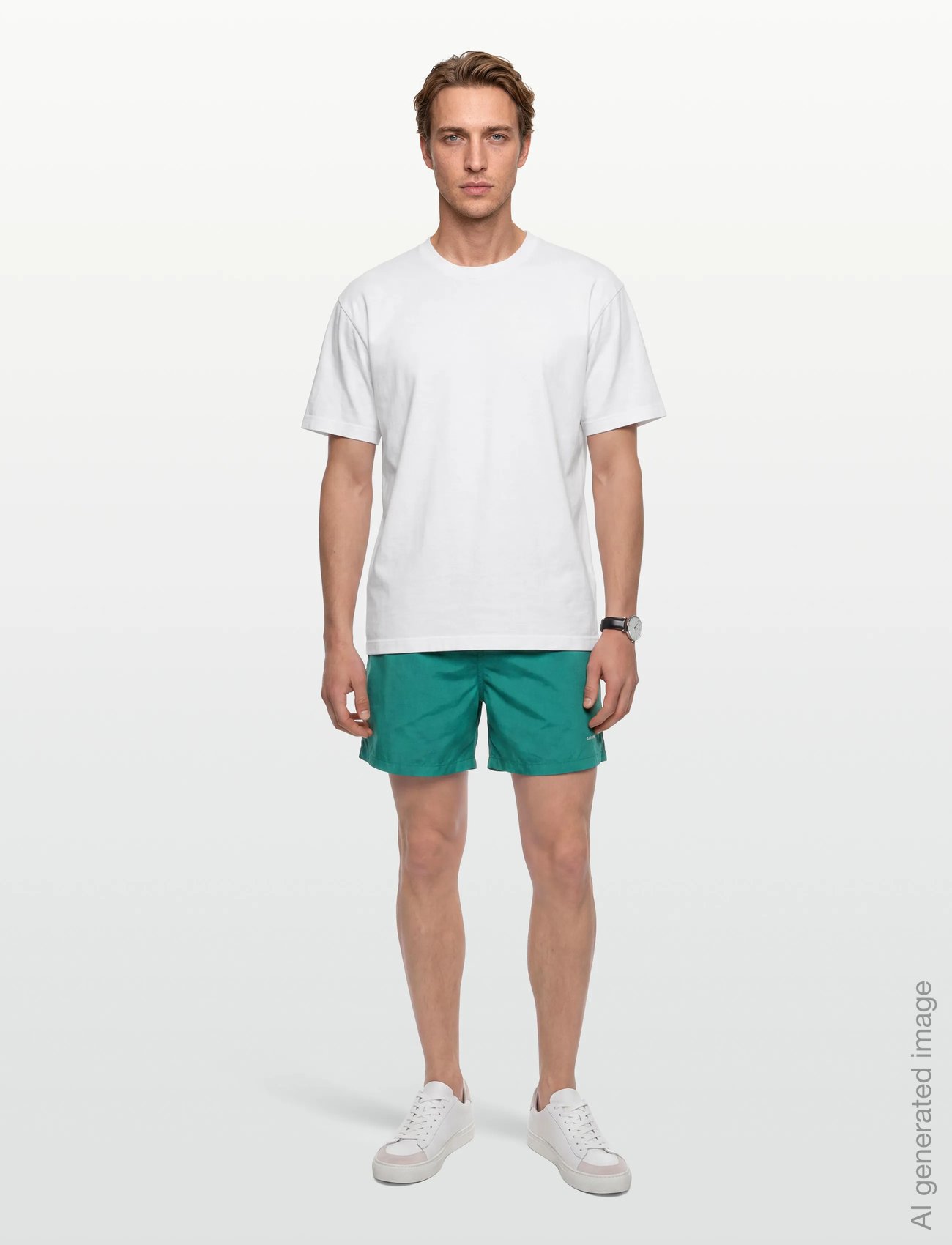 SUNFADED SWIM SHORTS - OCEAN TURQUOSIE