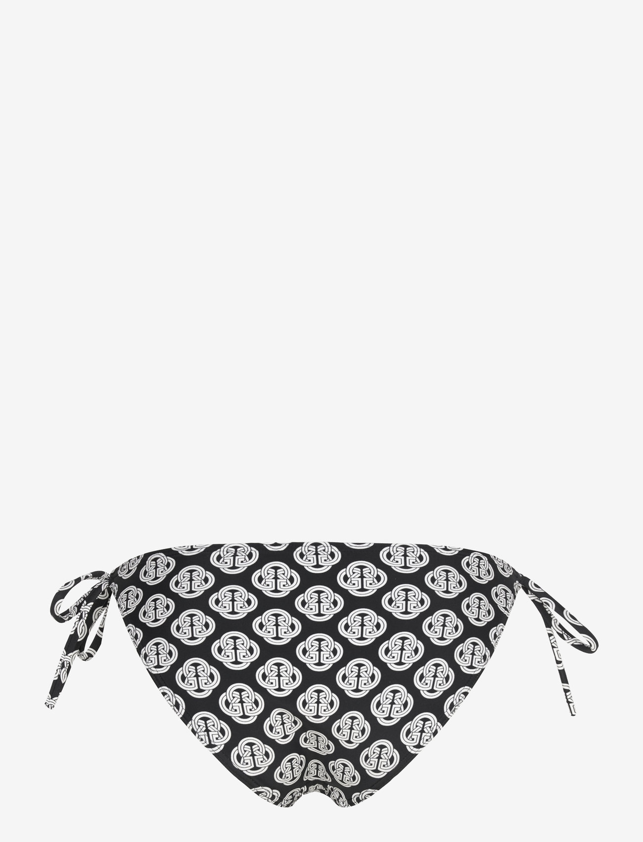 GANT - MONOGRAM PRINT TIE SIDE BOTTOM - side tie bikinis - black - 1