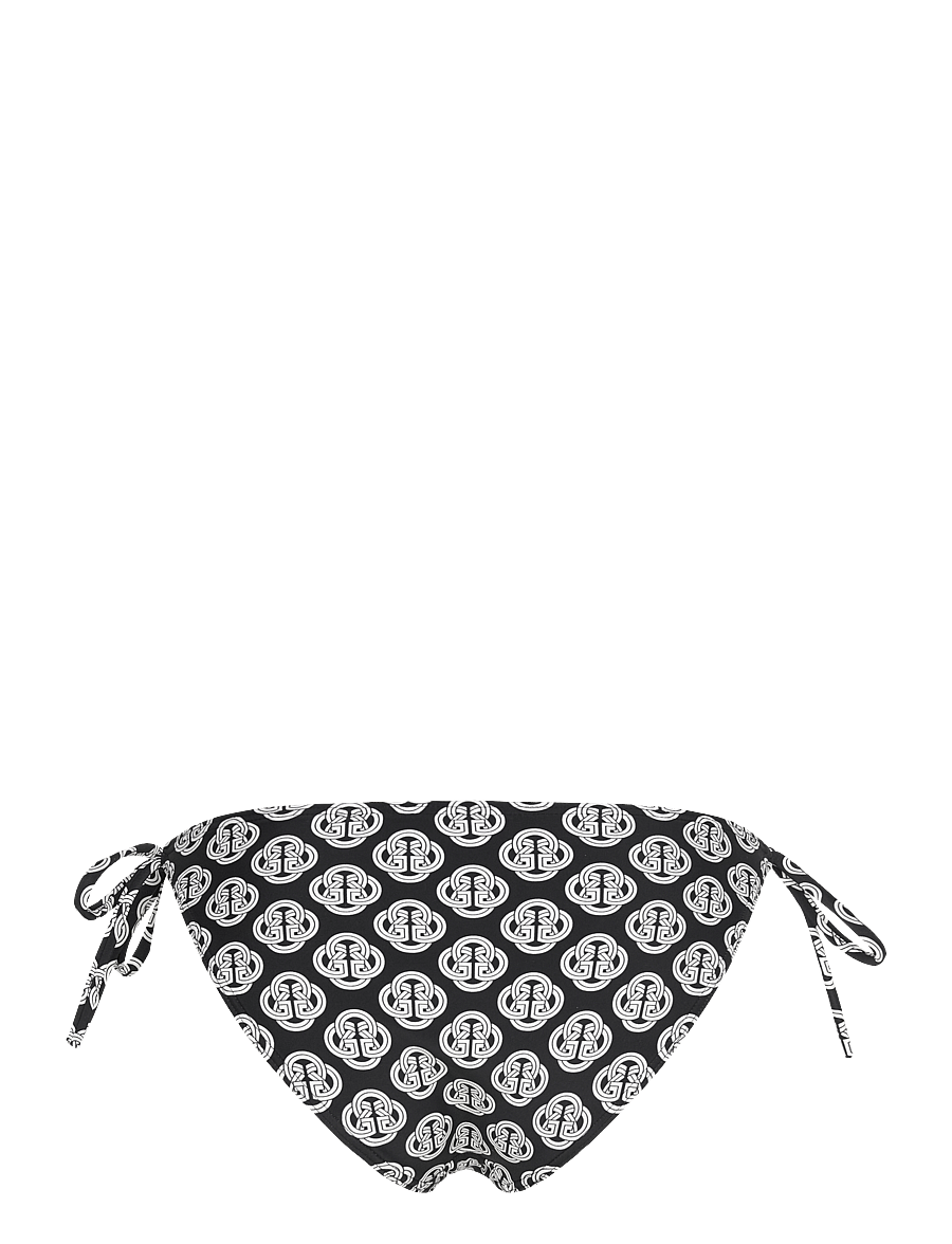Gant - MONOGRAM PRINT TIE SIDE BOTTOM - bikinis mit seitenbändern - black - 2