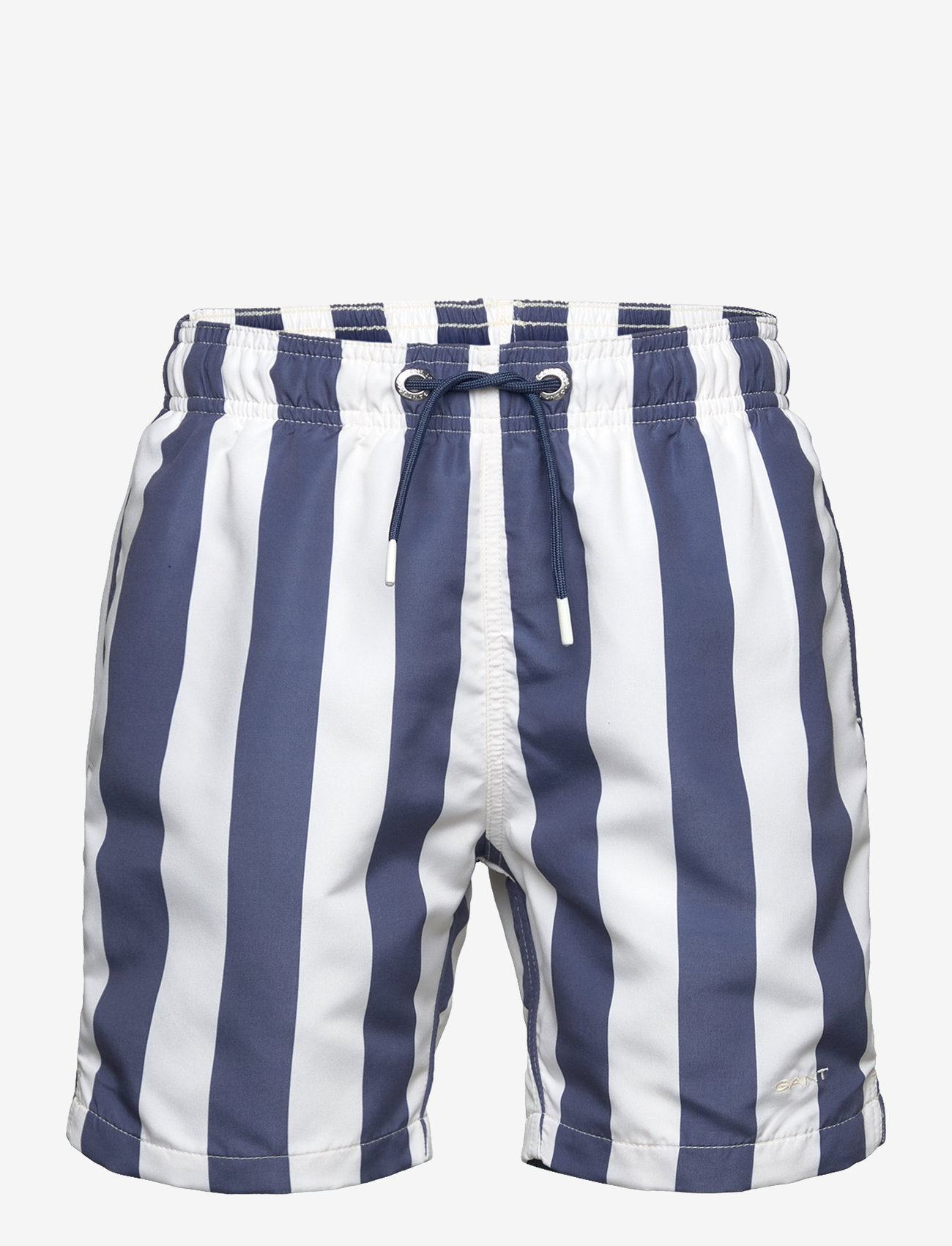 GANT - BLOCK STRIPE SWIM SHORTS - badshorts - dusty navy - 0