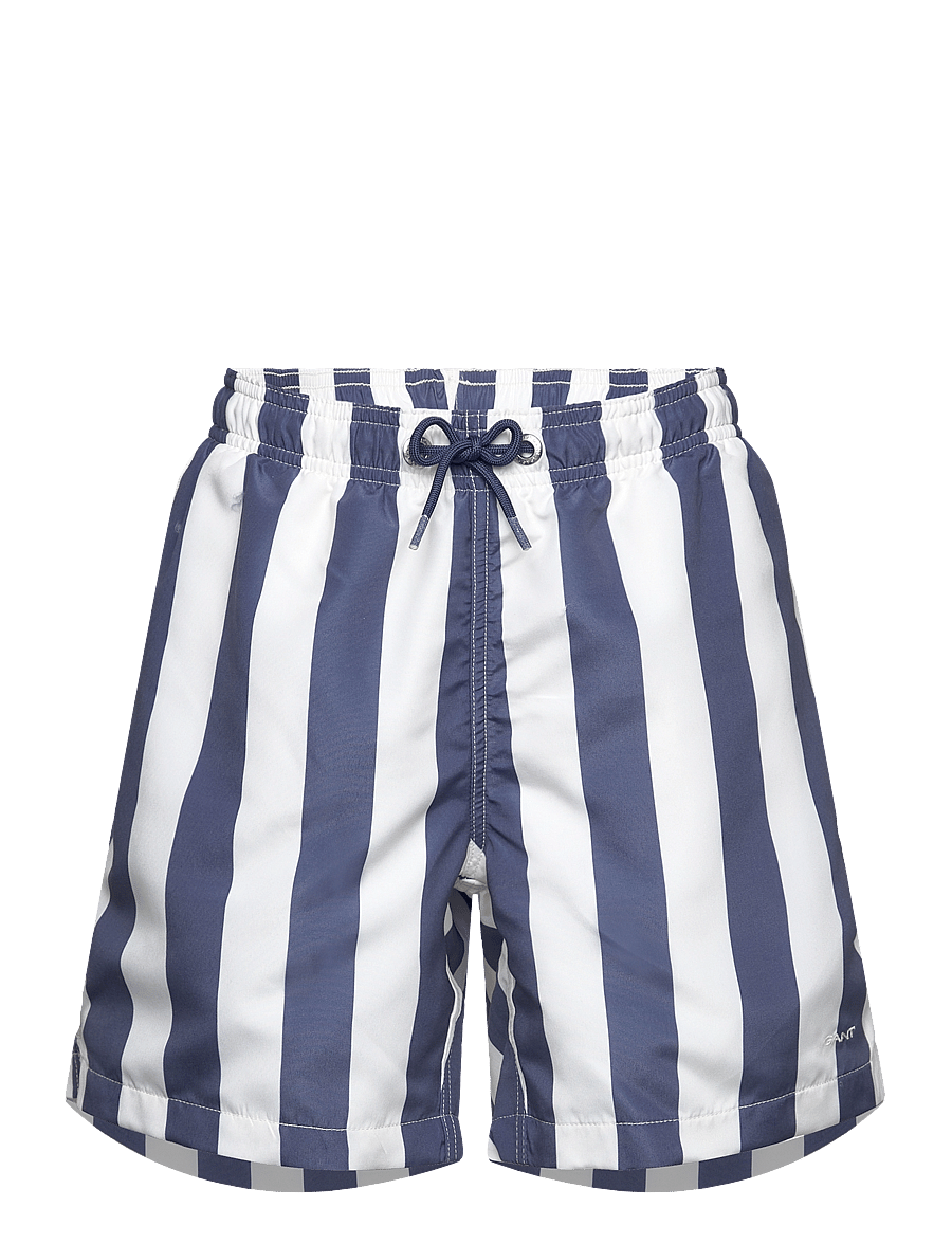 GANT - STRIPED SWIM SHORTS - dusty navy - 0