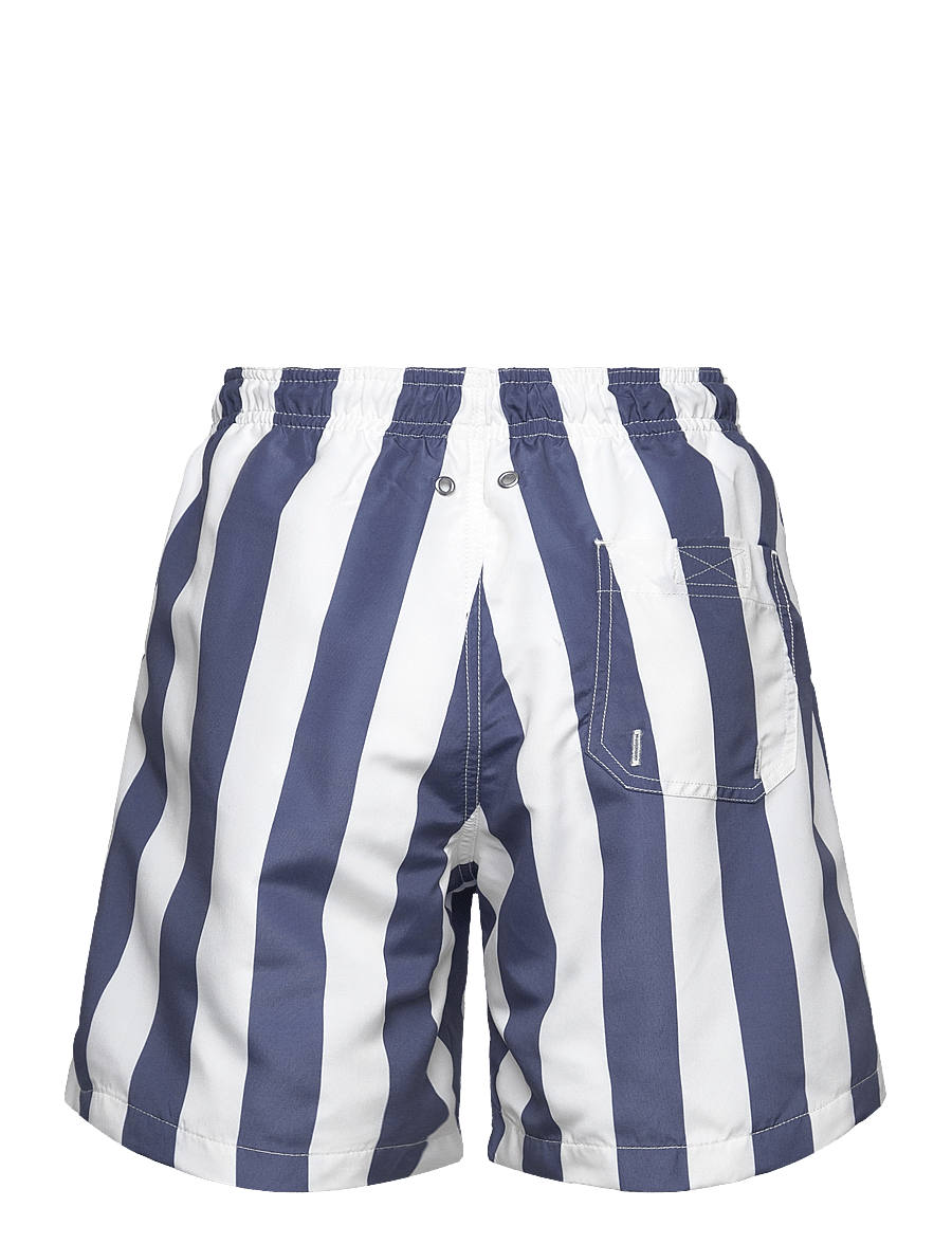 GANT - STRIPED SWIM SHORTS - dusty navy - 1