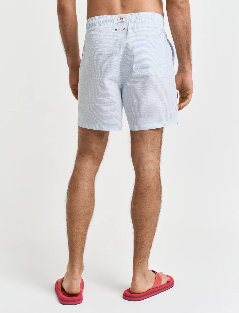 GANT - SEERSUCKER SWIM SHORTS - badbyxor - fresh blue - 2